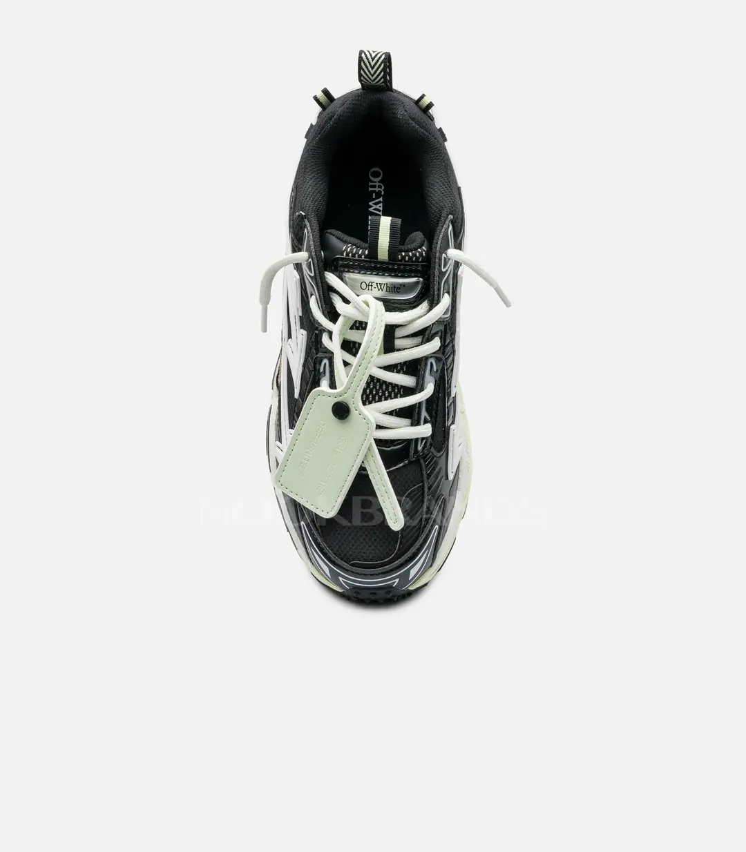 Off-White Be Right Back Siyah Yeşil Sneaker