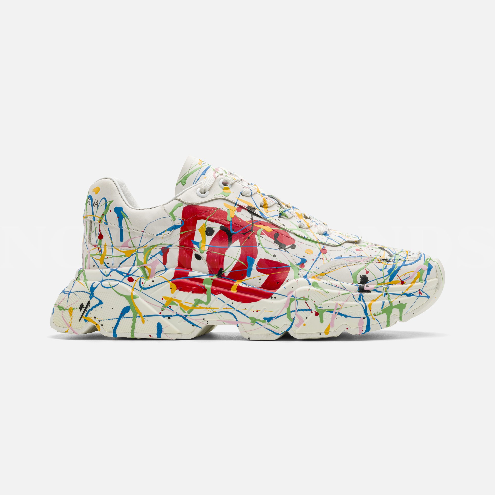 Renkli Erkek Deri Sneaker