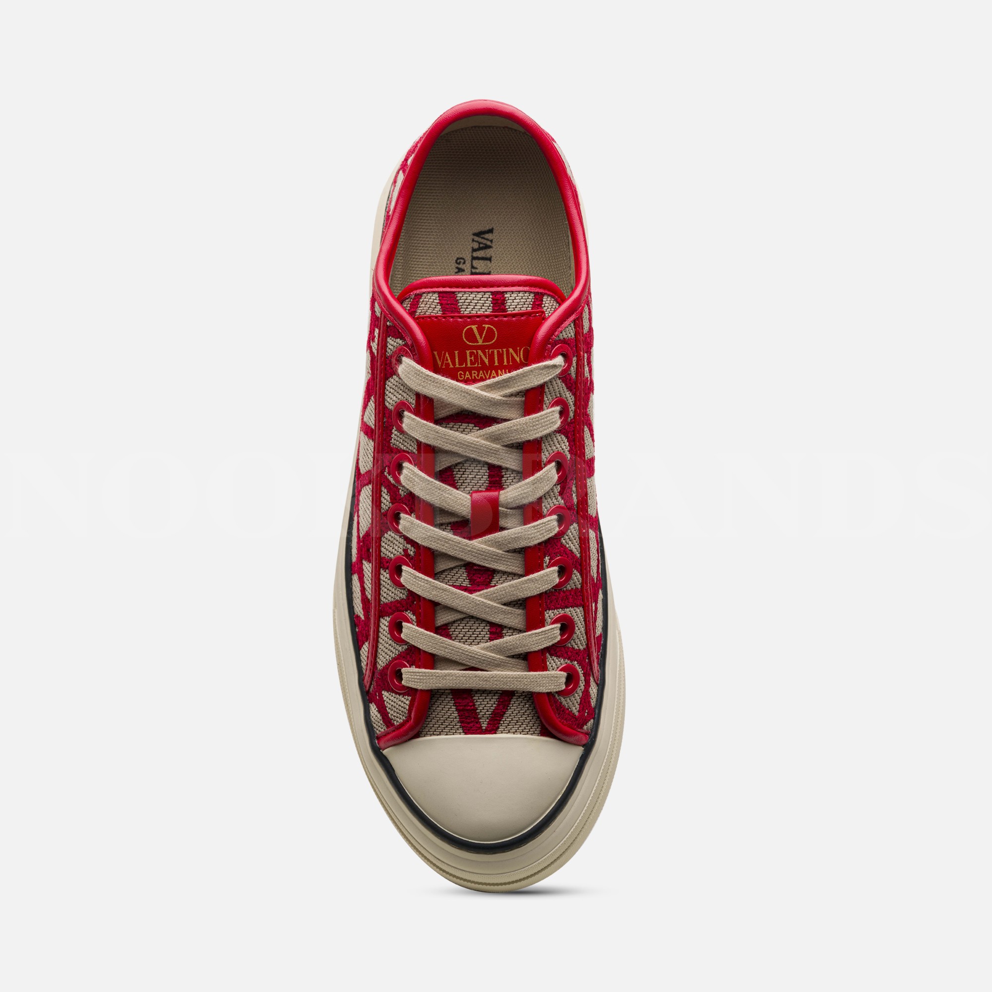 Toile Iconographe Kırmızı Erkek Deri Sneaker