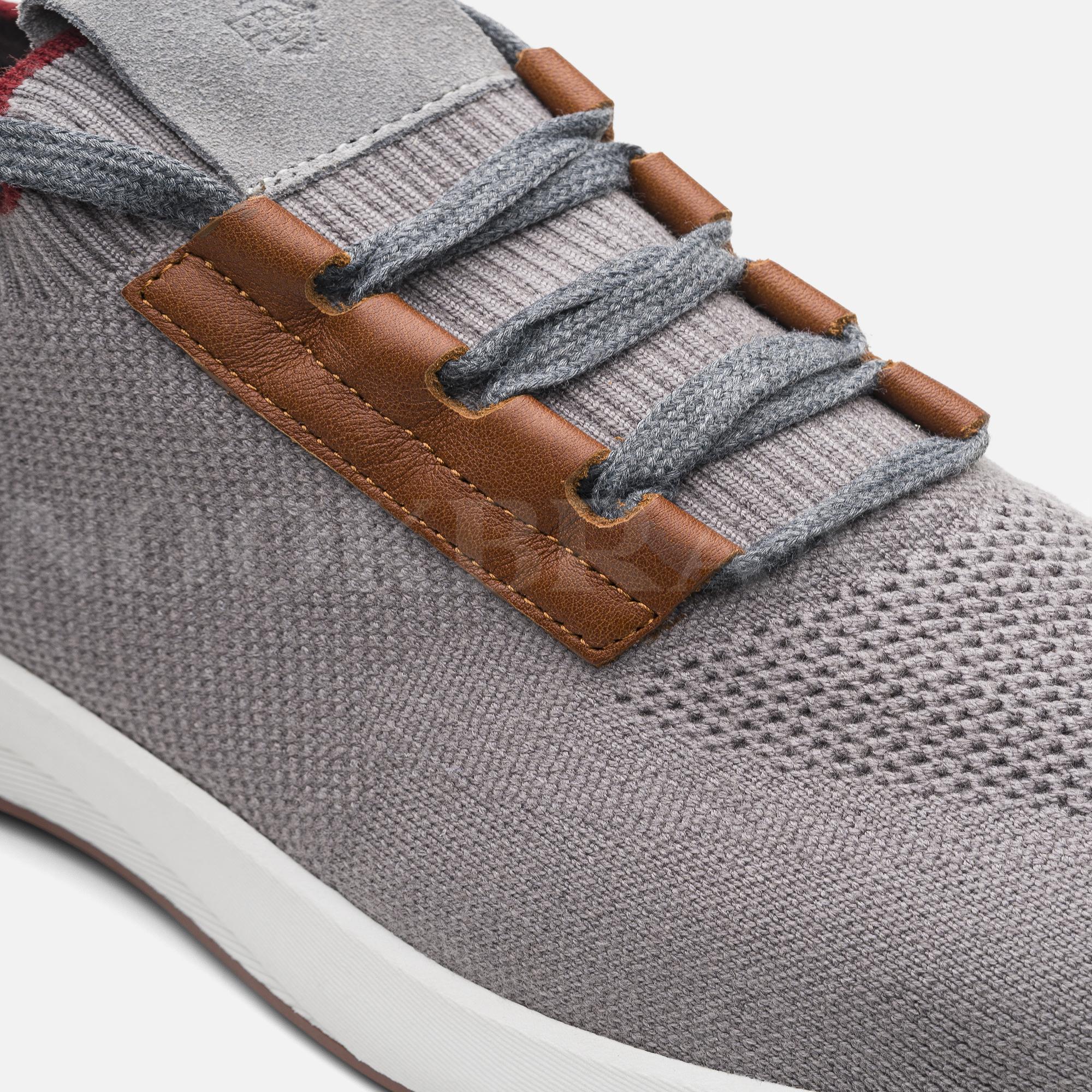 Gri Erkek Deri Sneaker
