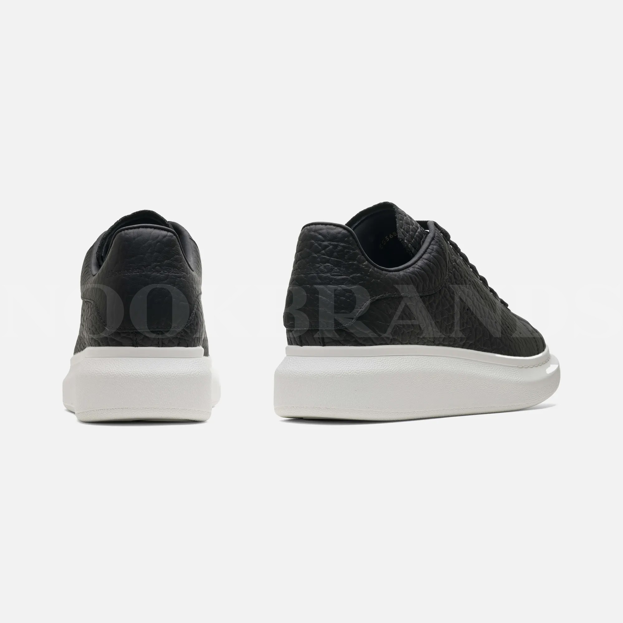 Oversize Siyah Erkek Deri Sneaker