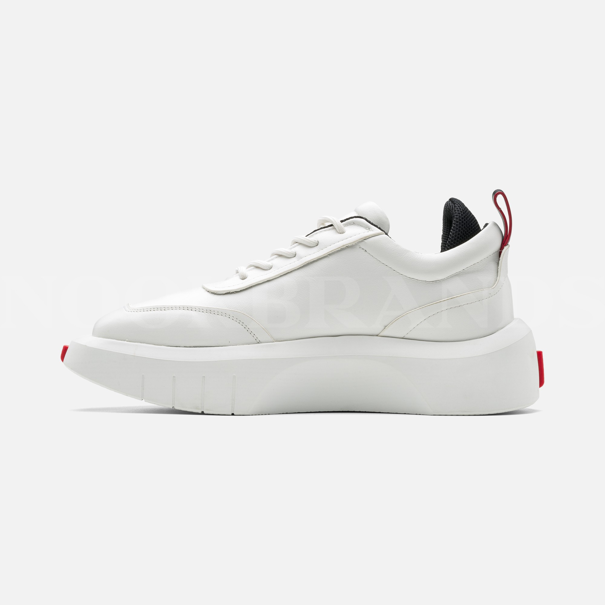 Beyaz Erkek Deri Sneaker