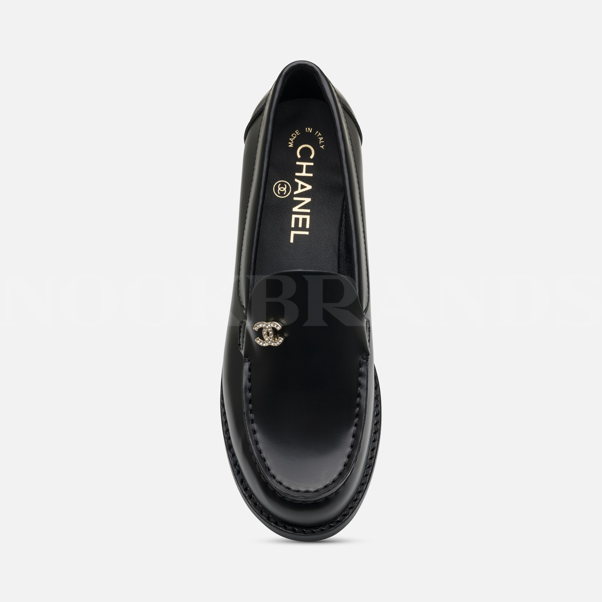 Siyah Kadın Deri Loafer