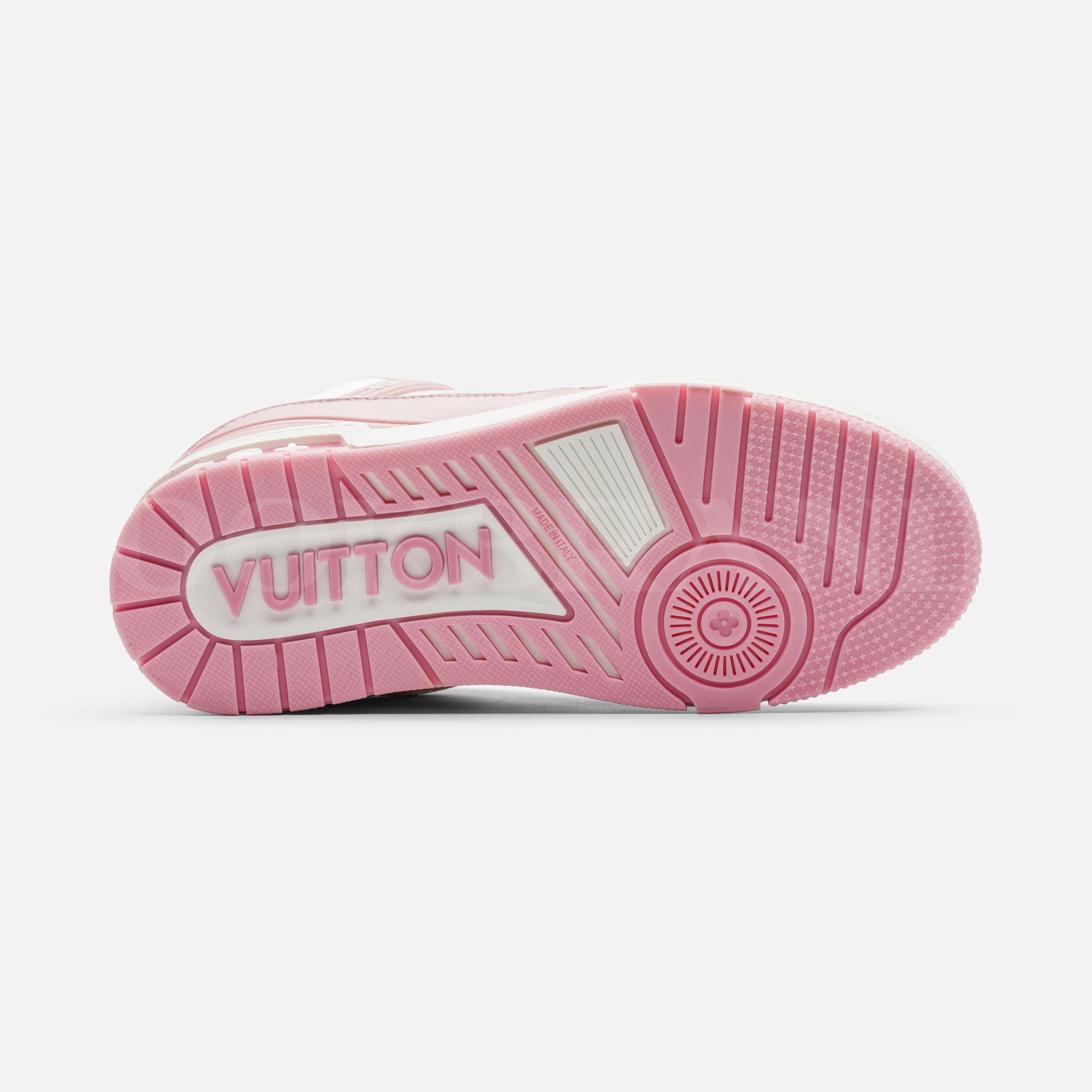 Pembe Kadın Deri Sneaker