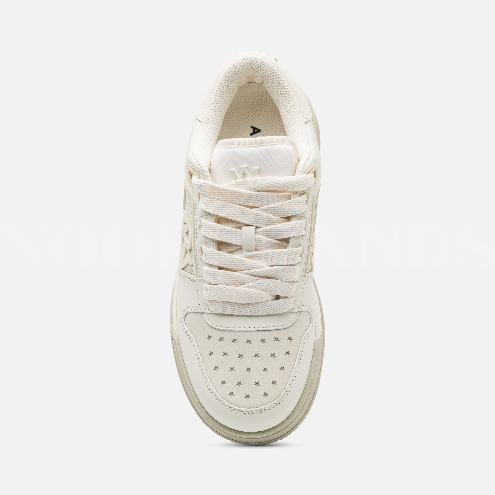 Krem Erkek Deri Sneaker