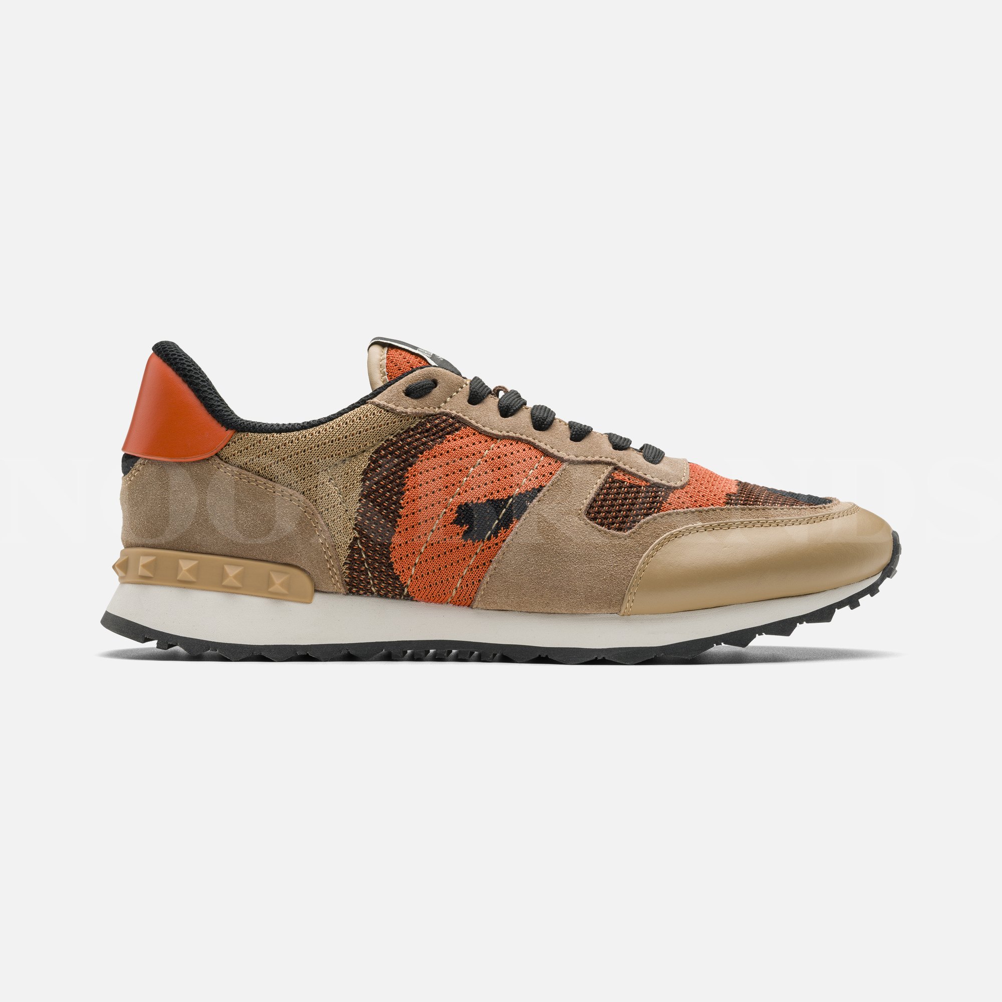 Bej Erkek Deri Sneaker