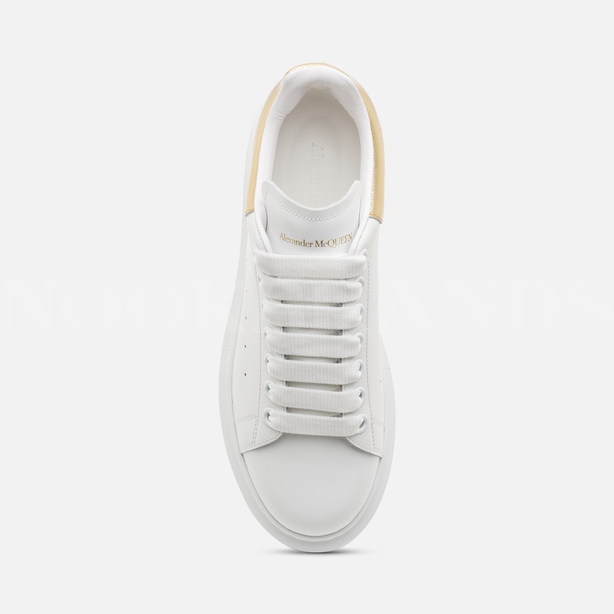 Beyaz Gold Detay Kadın Sneaker