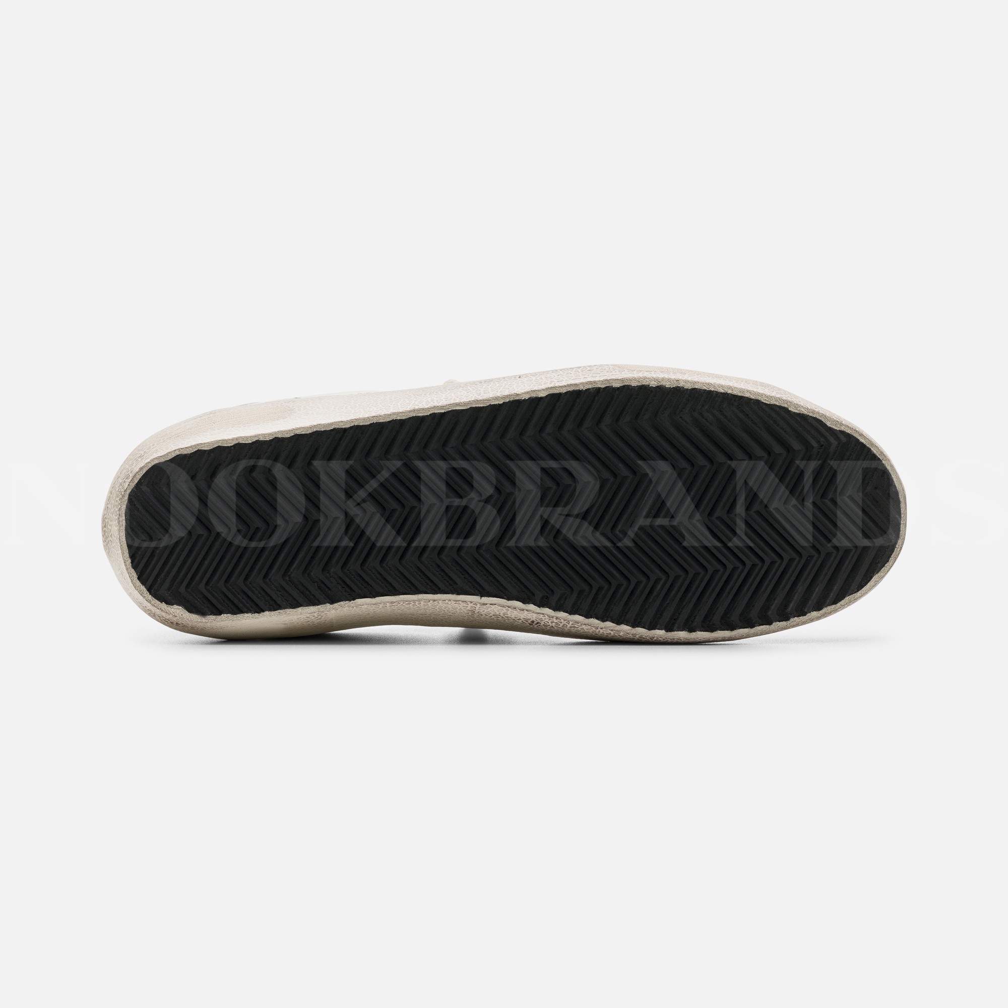Super Star Beyaz Zebra Detay Kadın Deri Sneaker