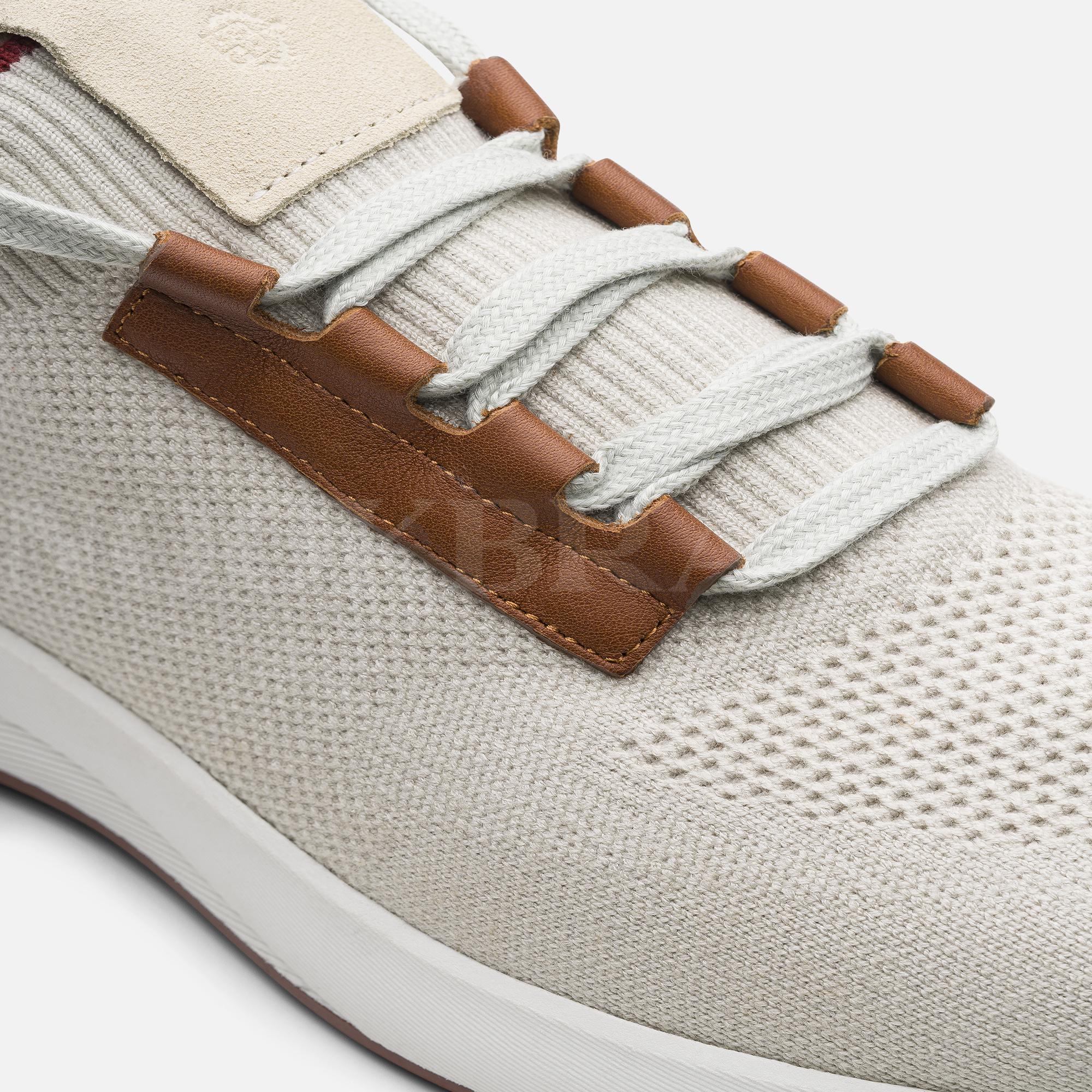 Bej Erkek Deri Sneaker