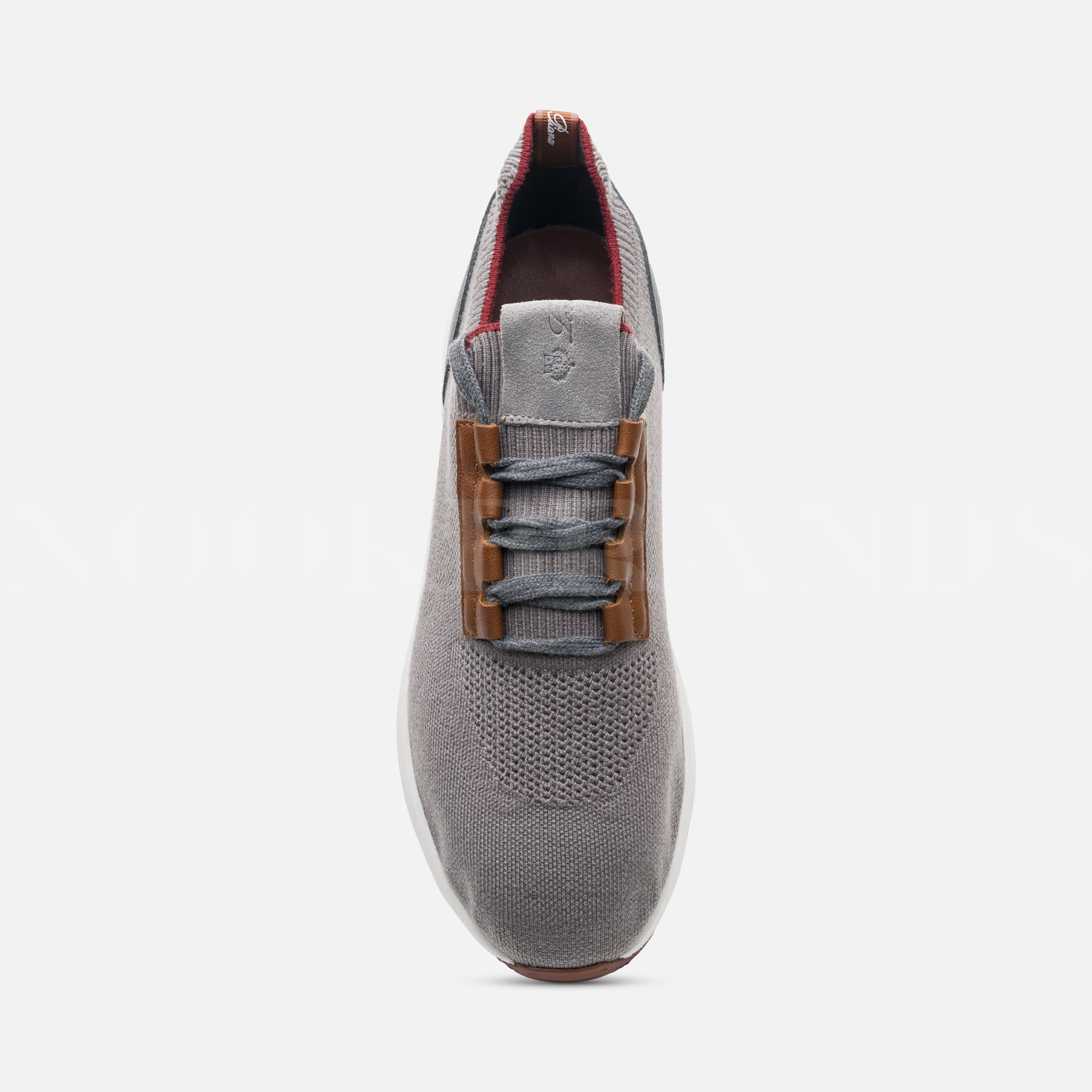 Gri Erkek Deri Sneaker
