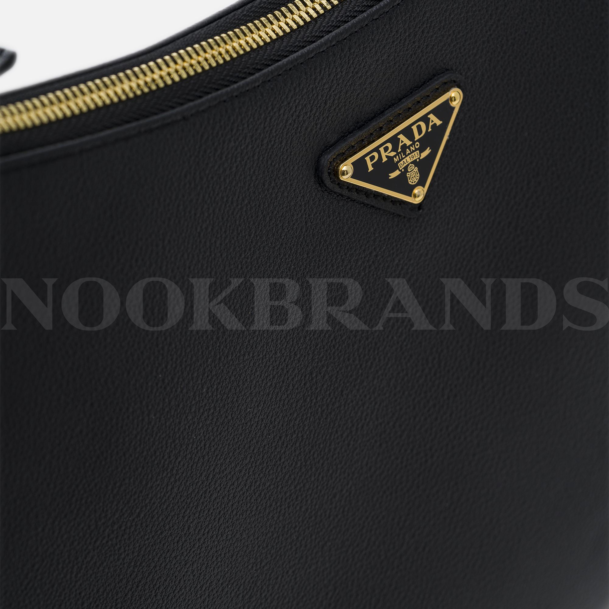 Prada Aimée Large leather shoulder bag