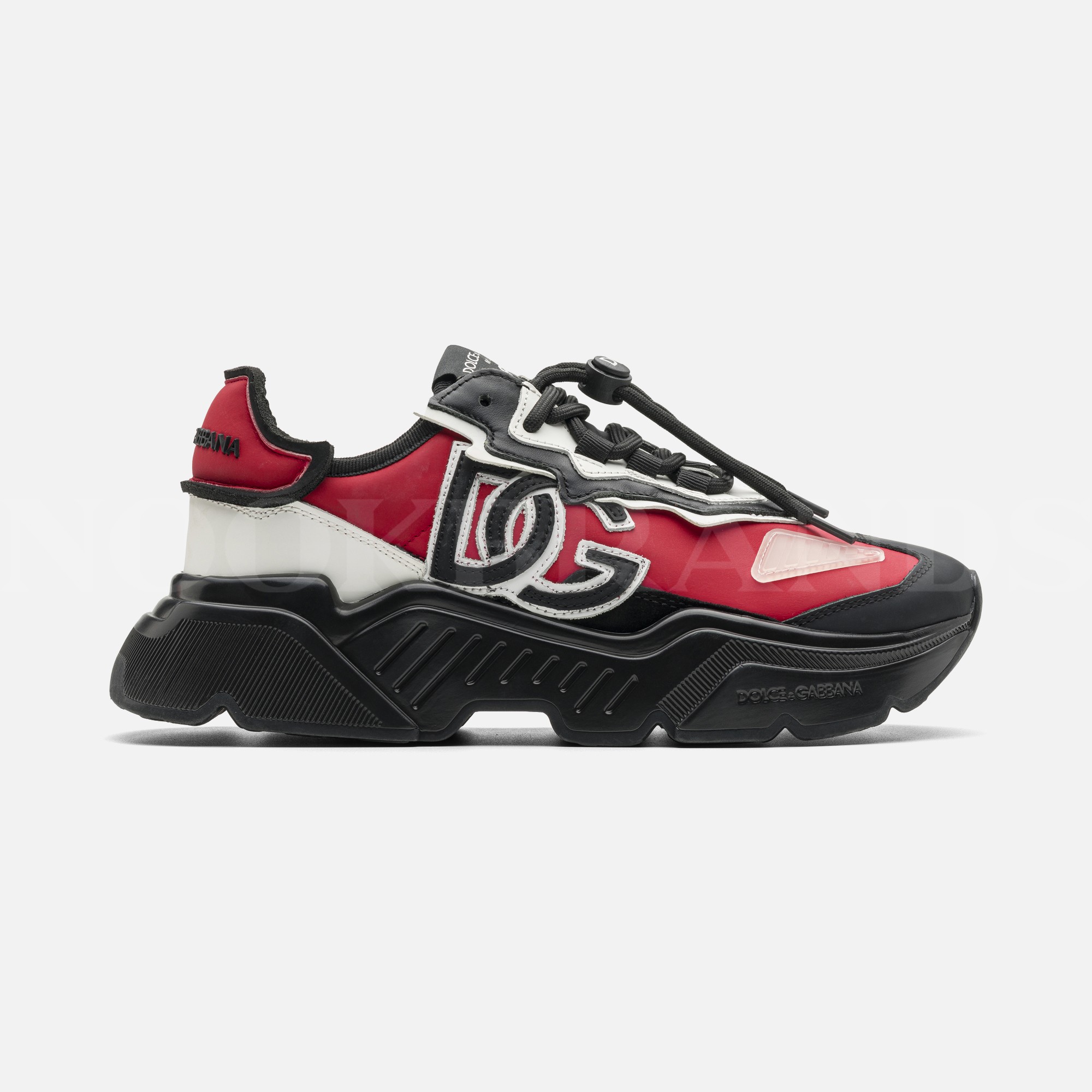 Kırmızı Erkek Deri Sneaker