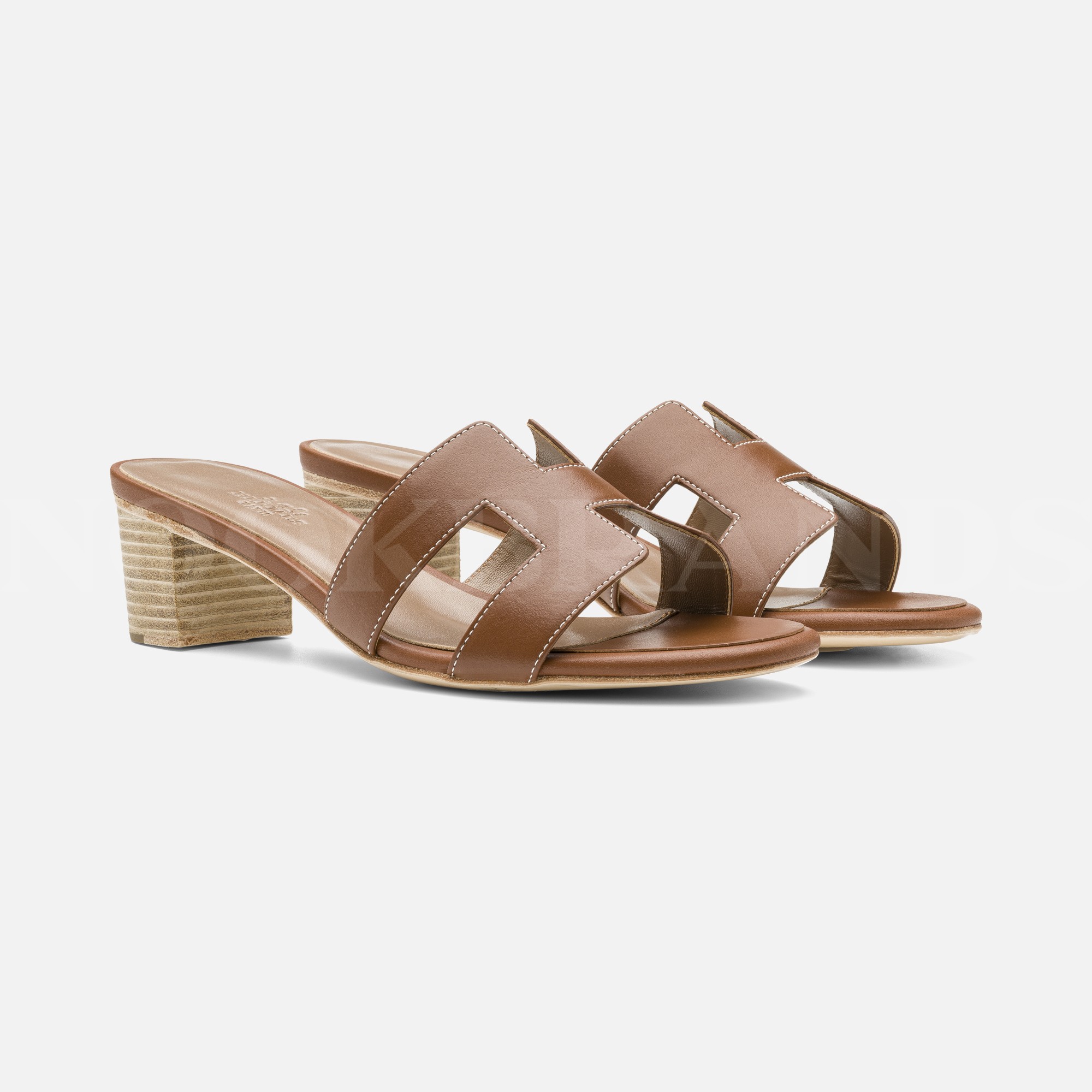 Oasis Sandal Taba Kadın Deri Terlik