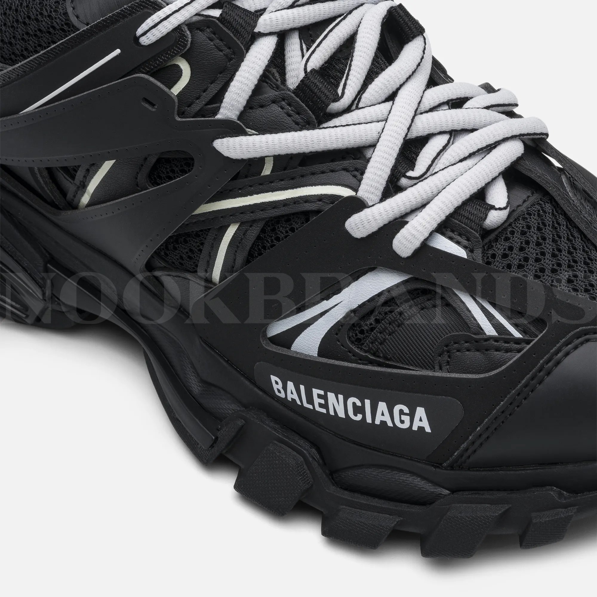 Track Siyah Erkek Deri Sneaker