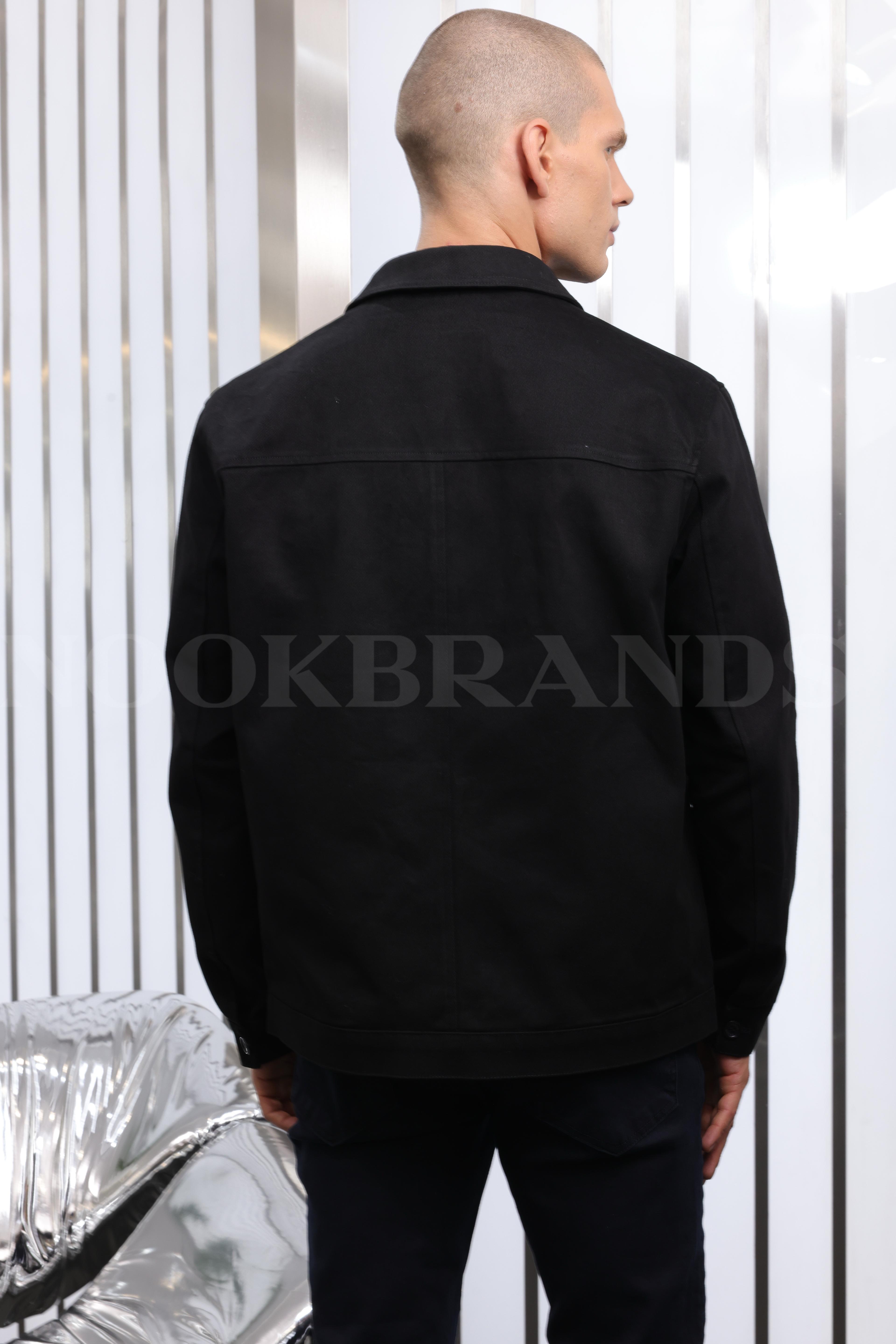 Siyah Erkek Denim Ceket