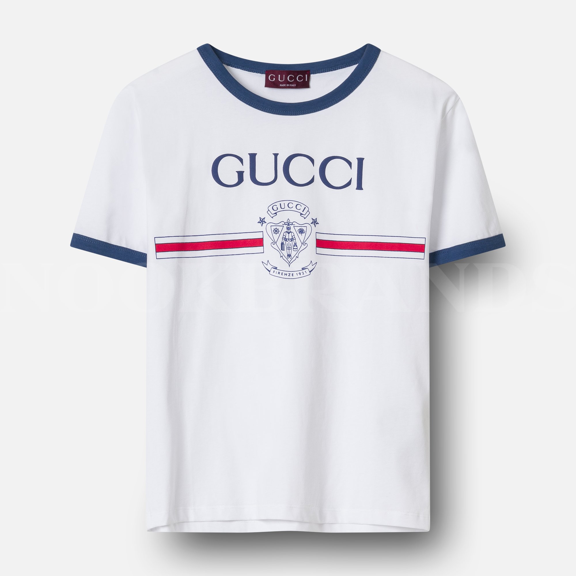 Baskılı Logo Detay Beyaz Kadın T-shirt