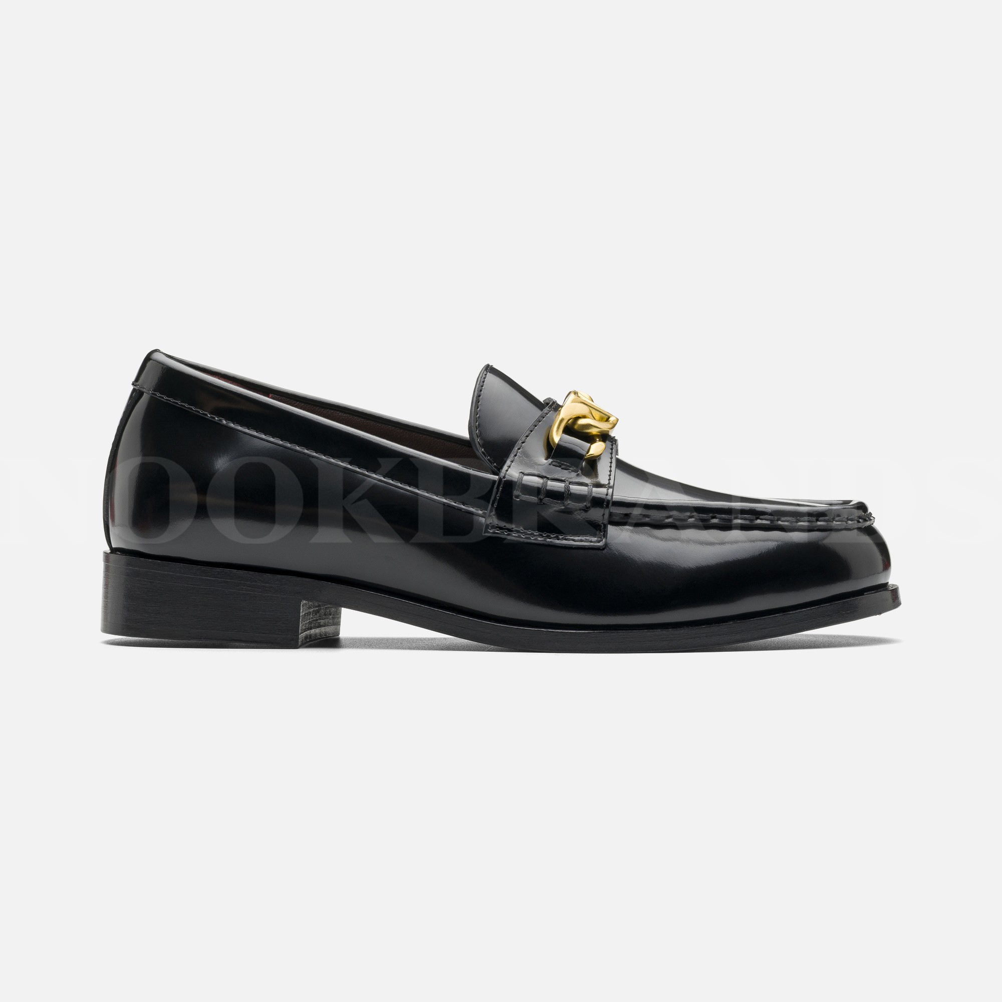 Siyah Kadın Deri Loafer