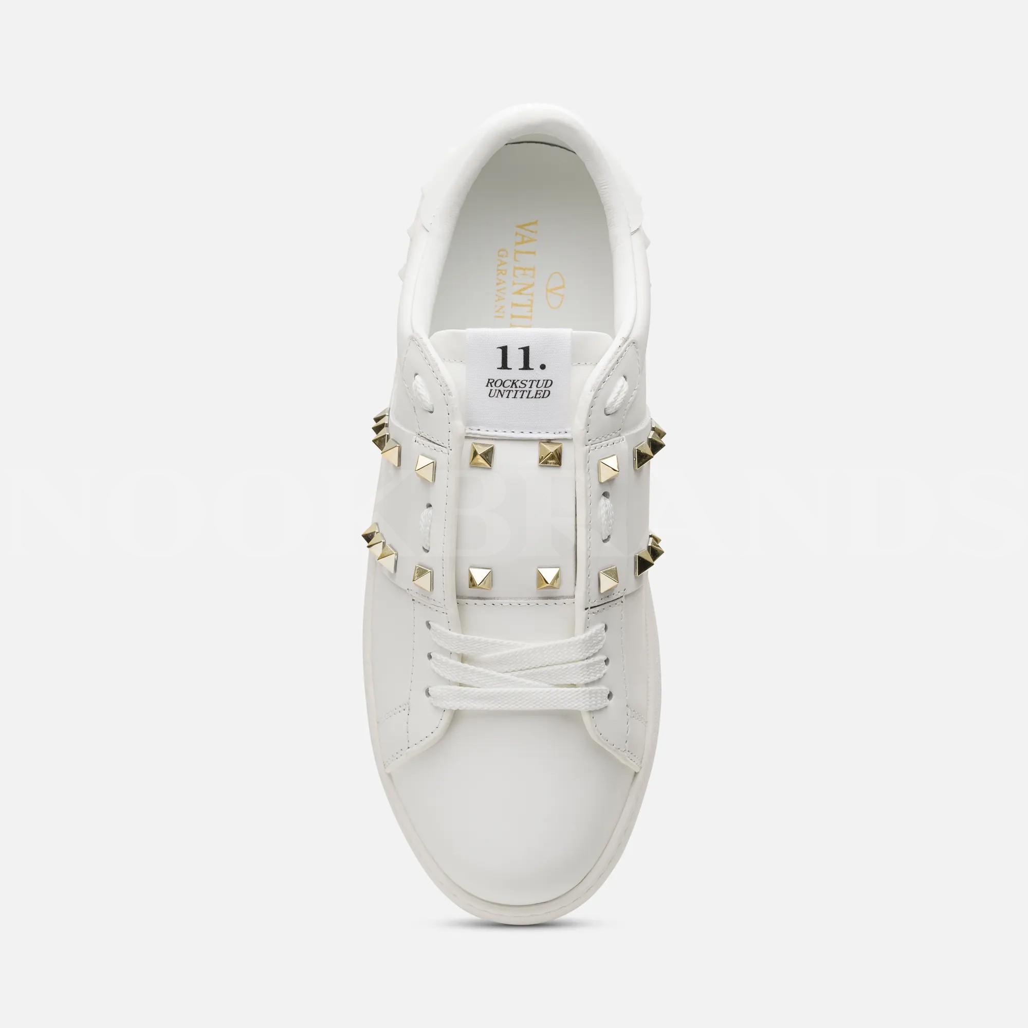 Rockstud Untitled Beyaz Deri Sneaker