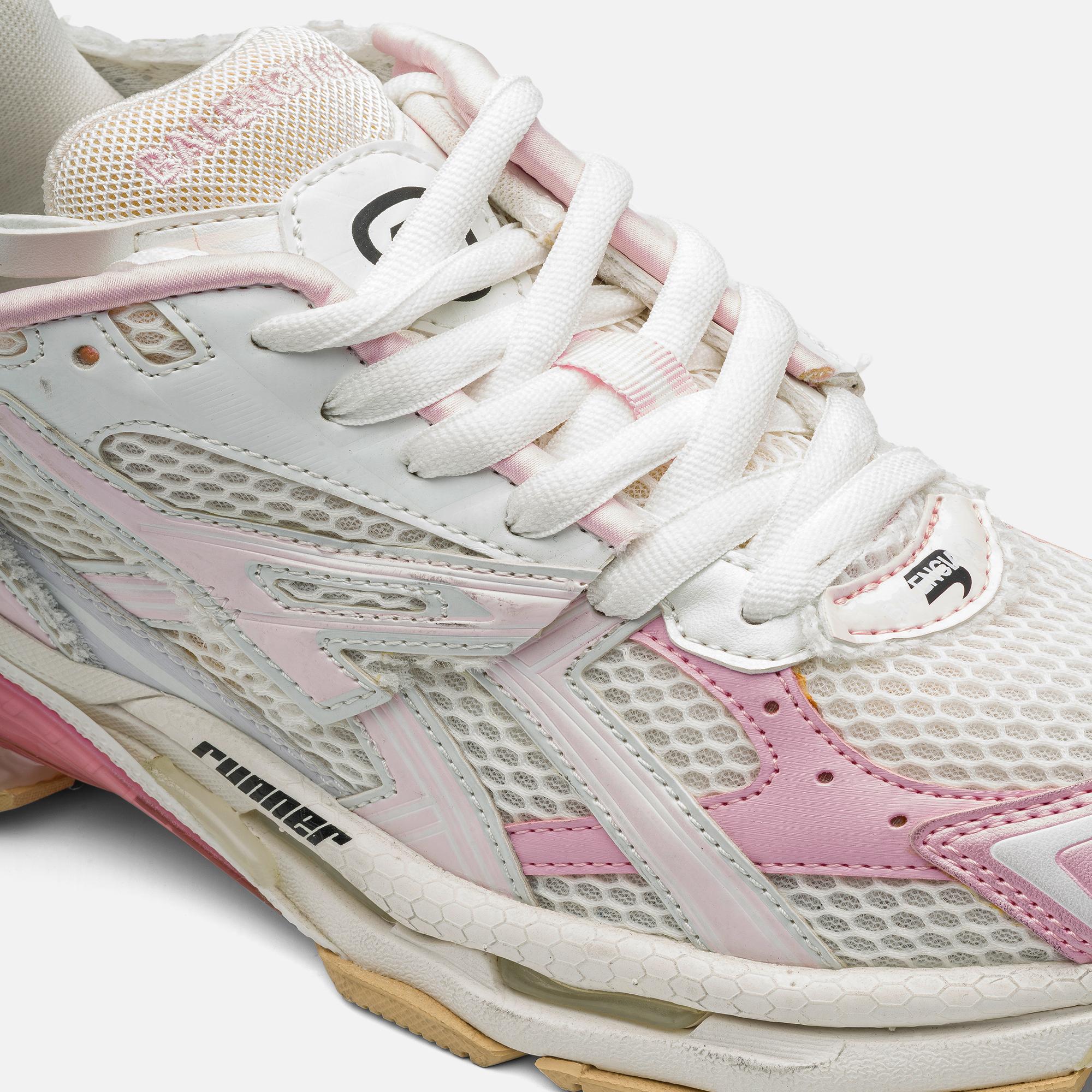 Runner Beyaz Kadın Deri Sneaker