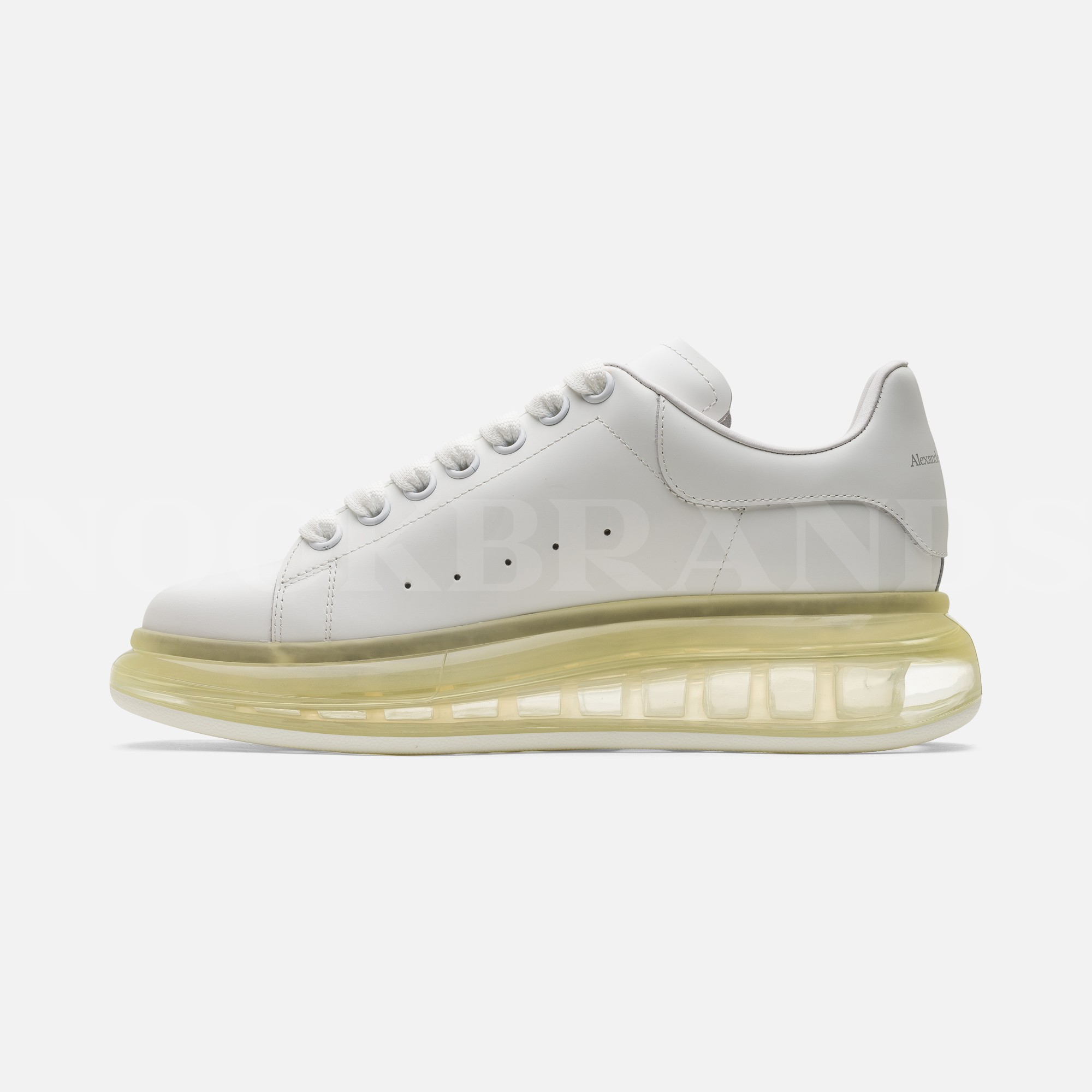 Oversize Beyaz Kadın Deri Sneaker