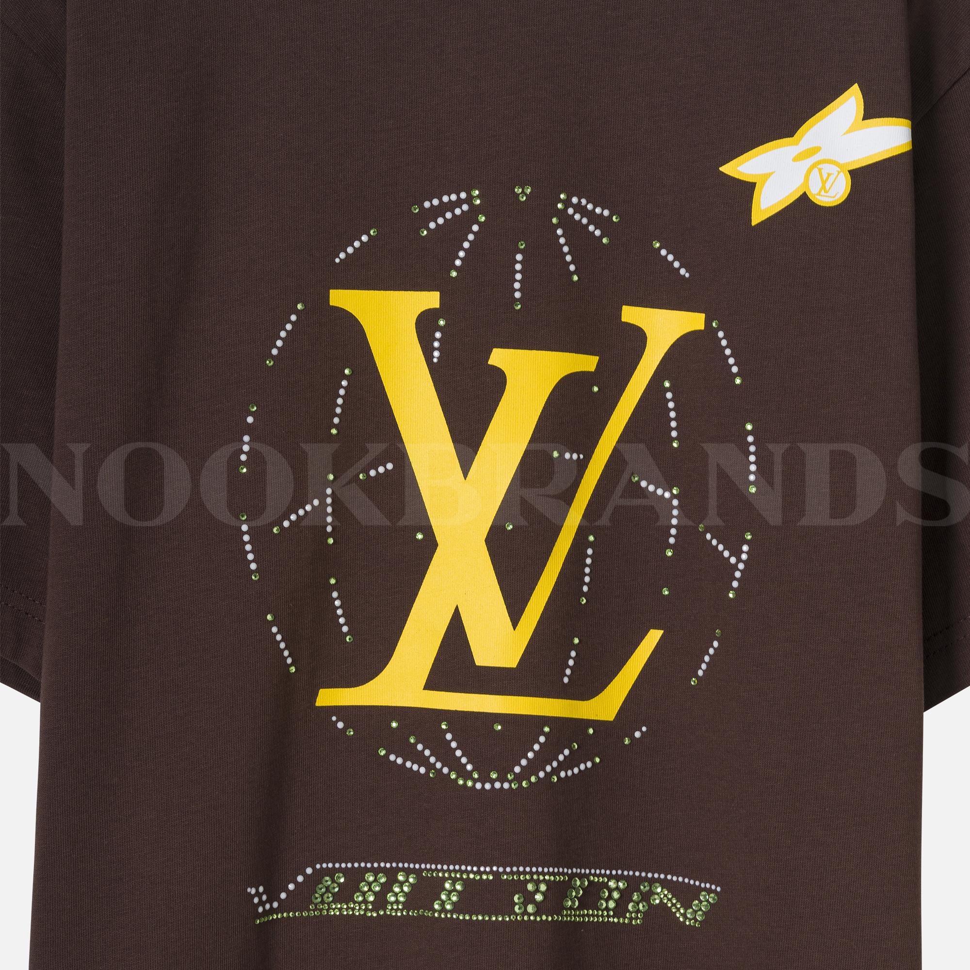 Kahverengi Logo Detay Erkek T-shirt