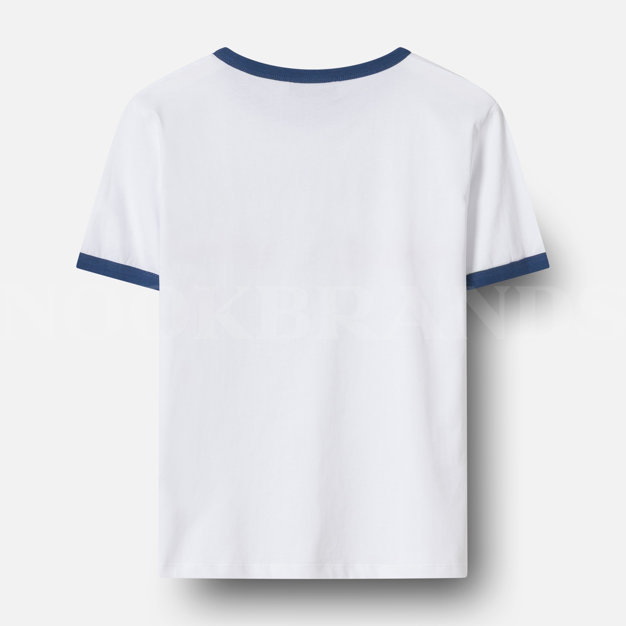 Baskılı Logo Detay Beyaz Kadın T-shirt