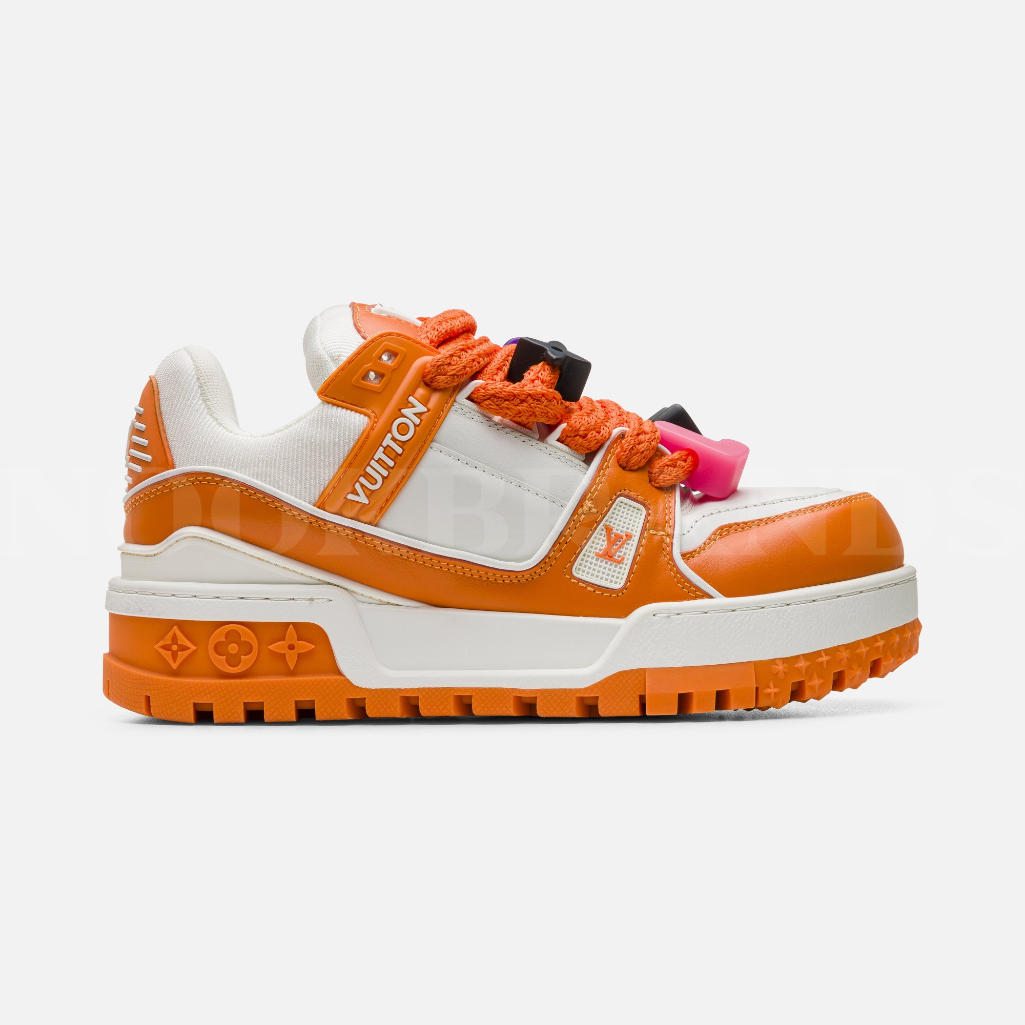 Turuncu Kadın Deri Sneaker