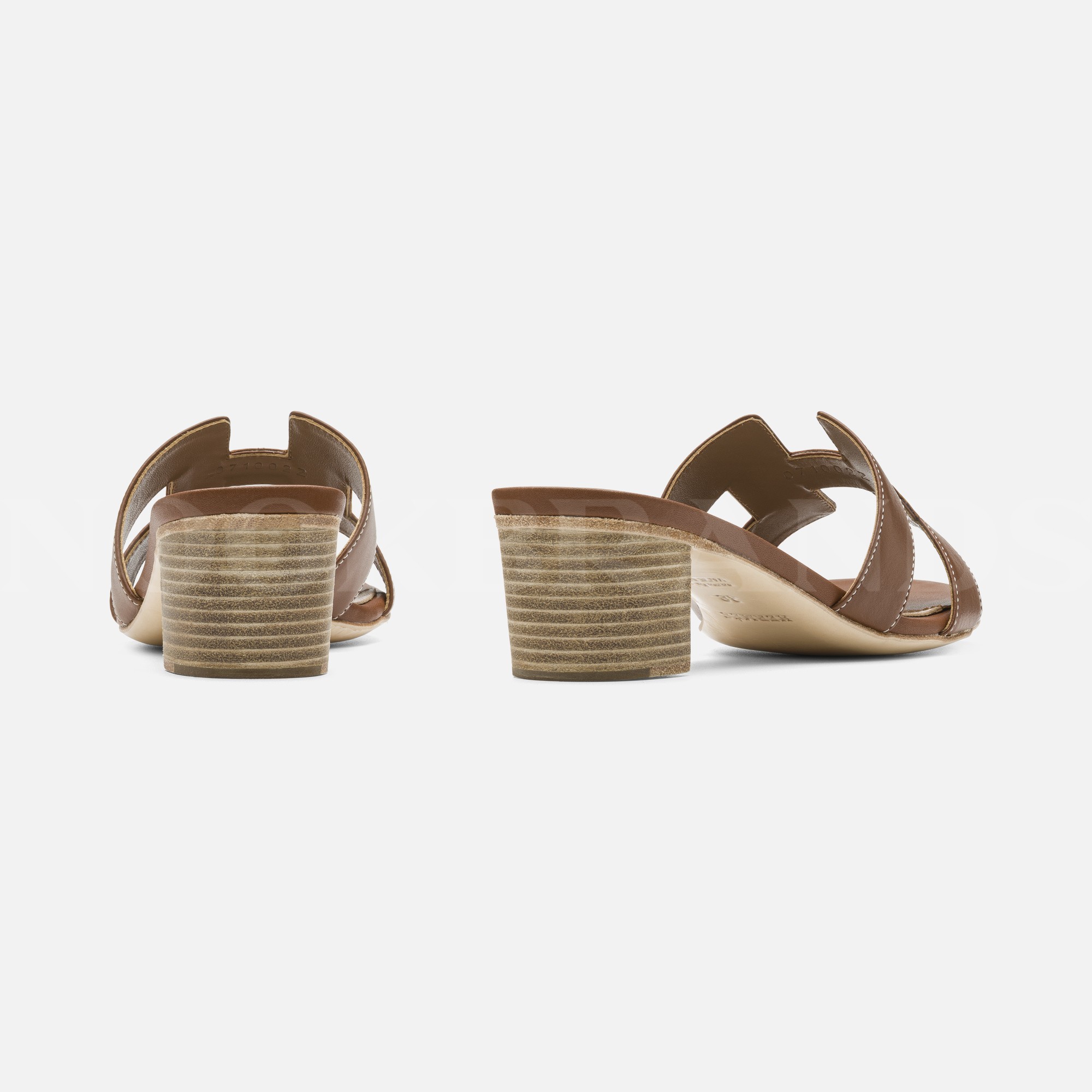 Oasis Sandal Taba Kadın Deri Terlik
