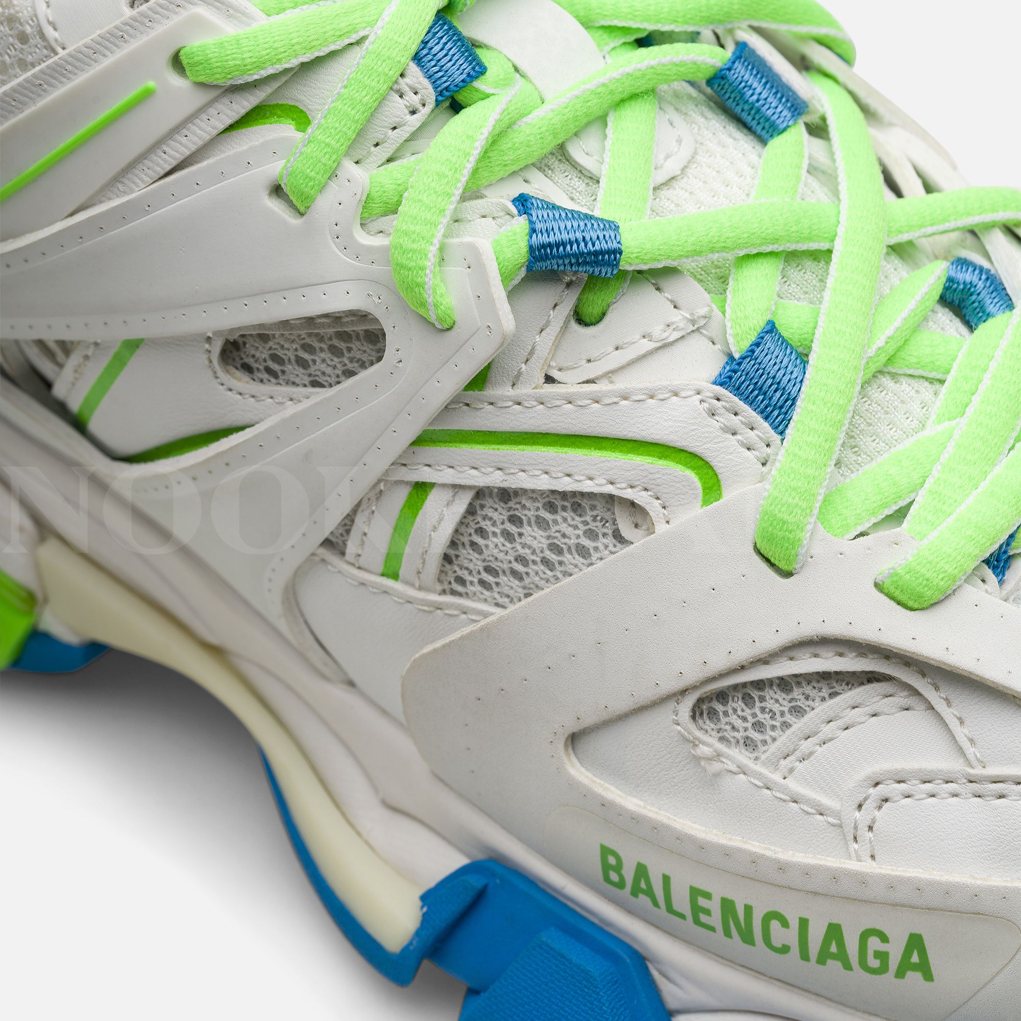 Track Beyaz Kadın Deri Sneaker