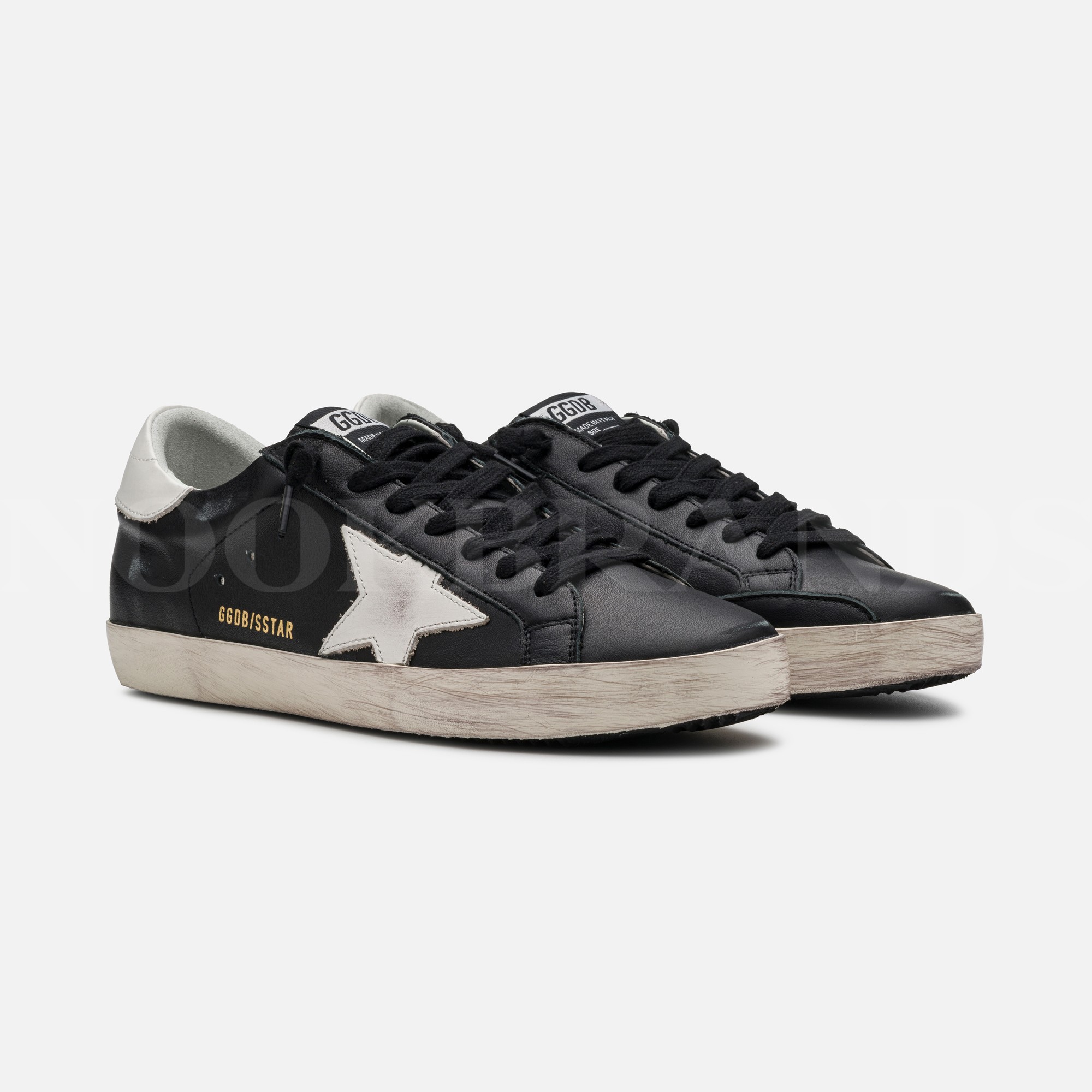 Siyah Erkek Deri Sneaker