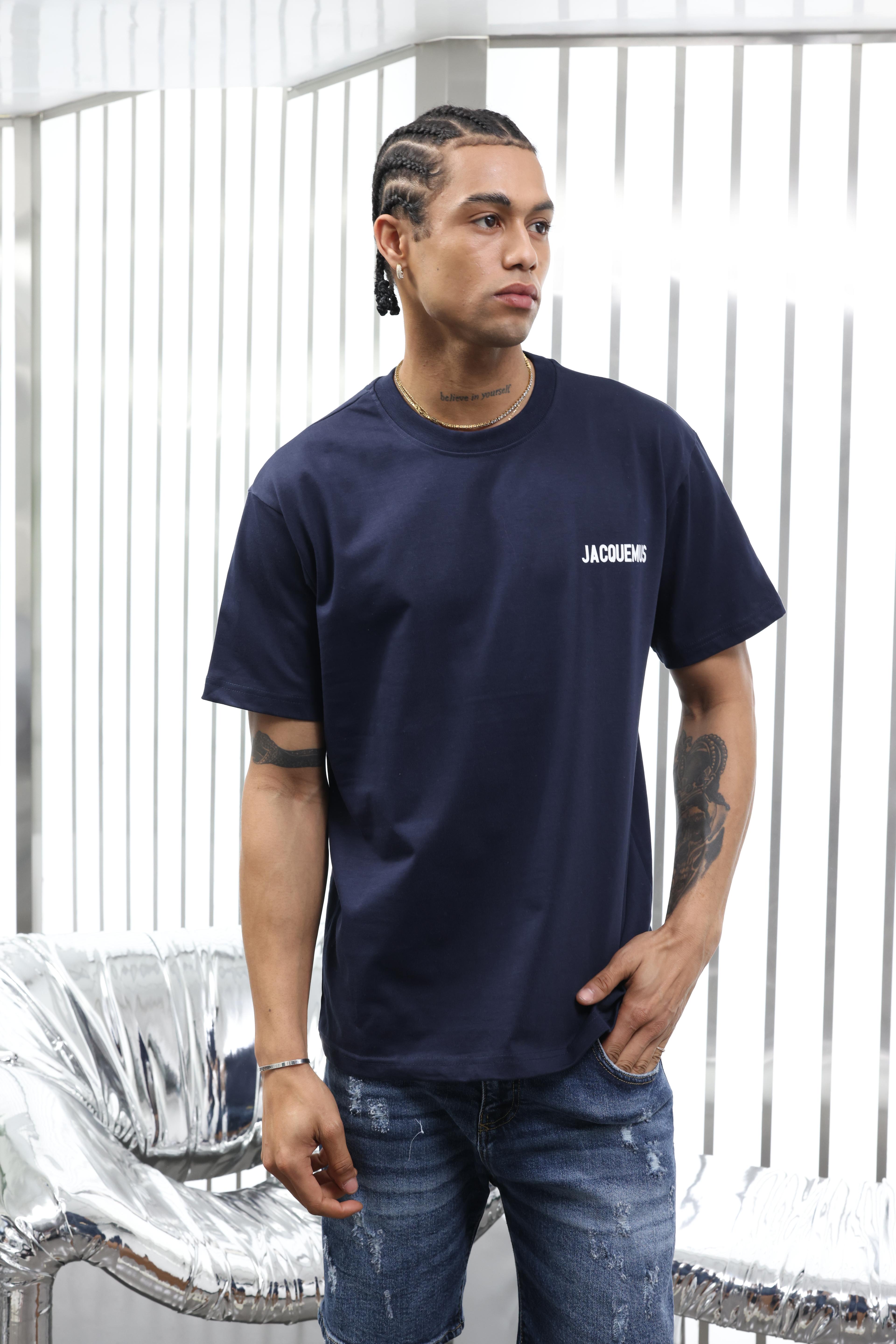 Lacivert Logo Detay T-shirt