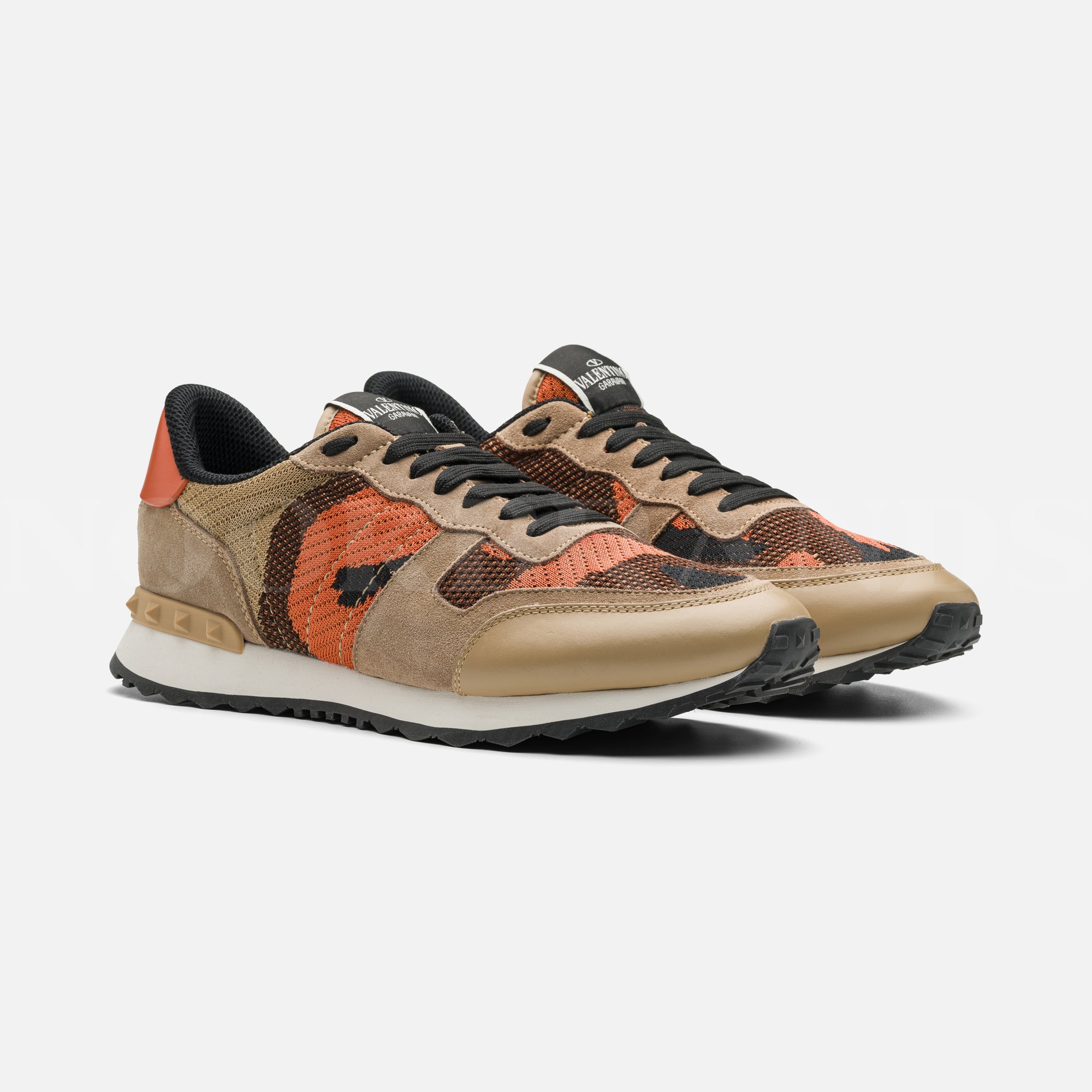 Bej Erkek Deri Sneaker