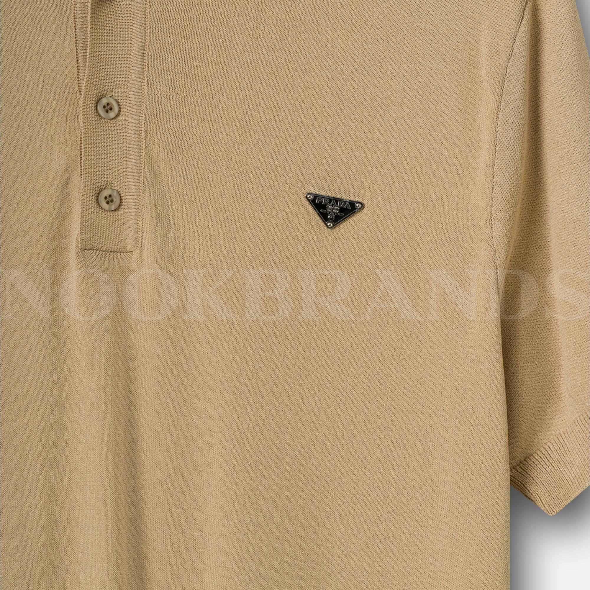 Polo Yaka Bej Erkek T-shirt