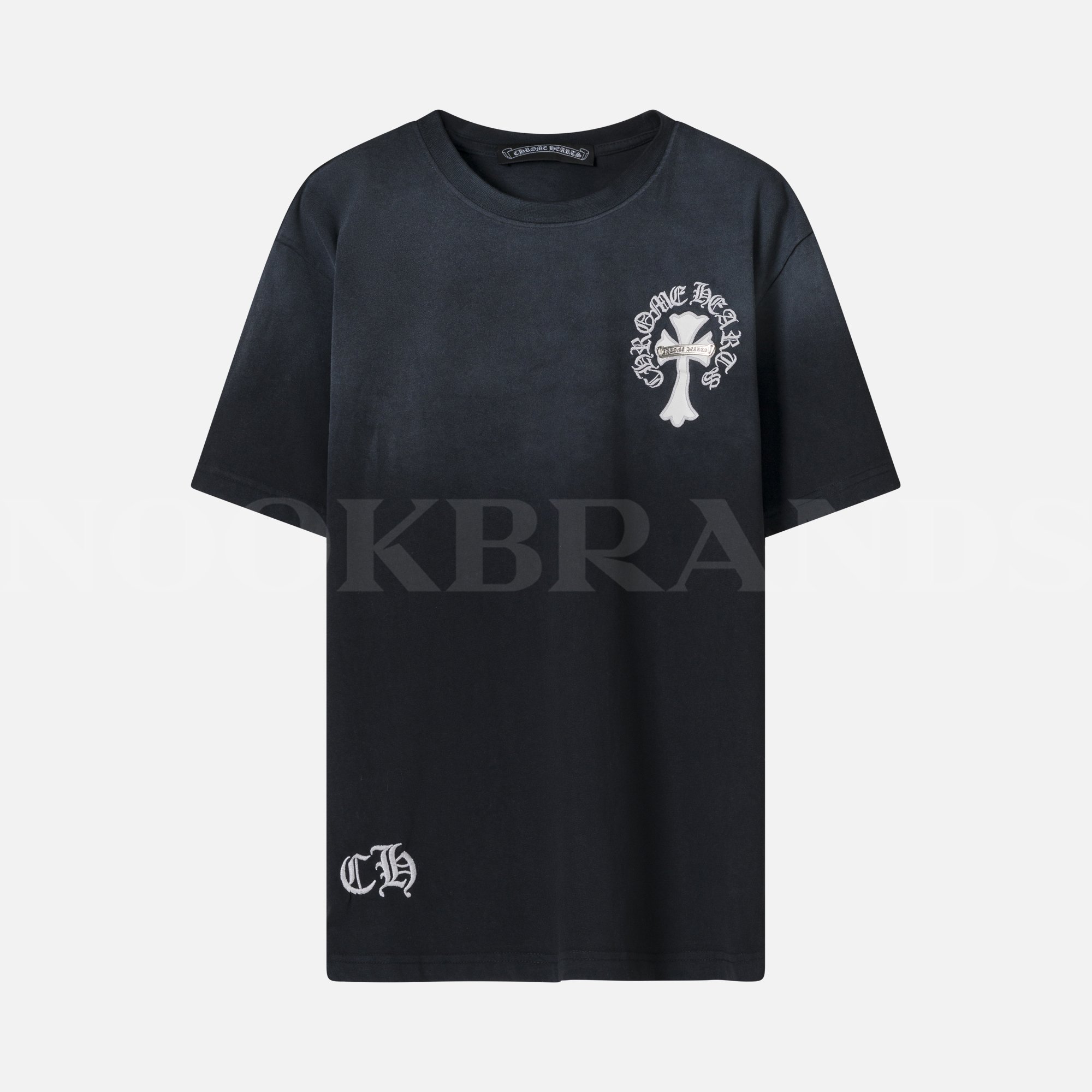 Nakışlı Logo Detay Siyah Erkek T-shirt