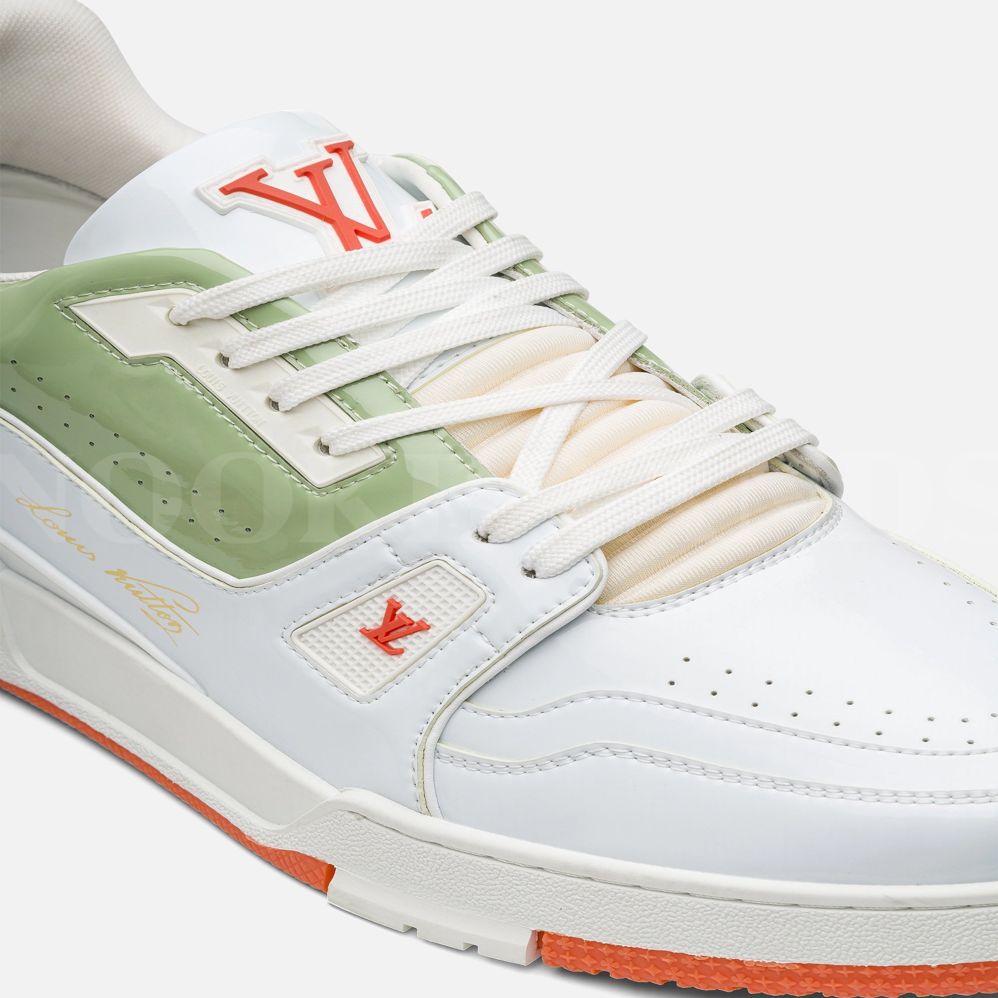 Beyaz Erkek Deri Sneaker