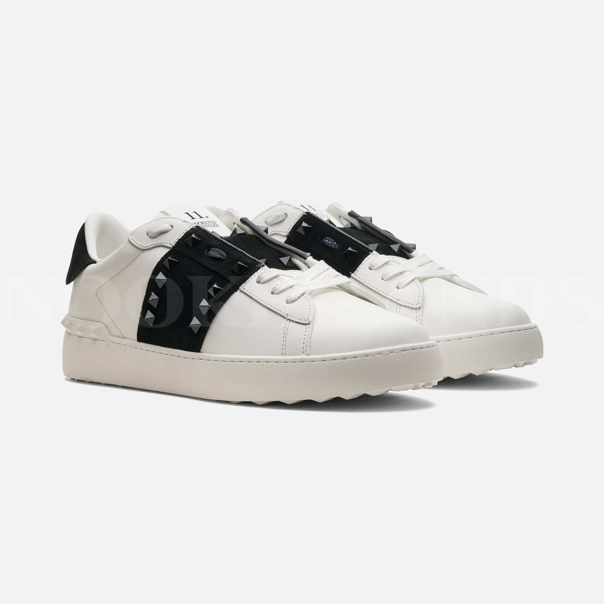 Rockstud Untitled Beyaz Deri Sneaker