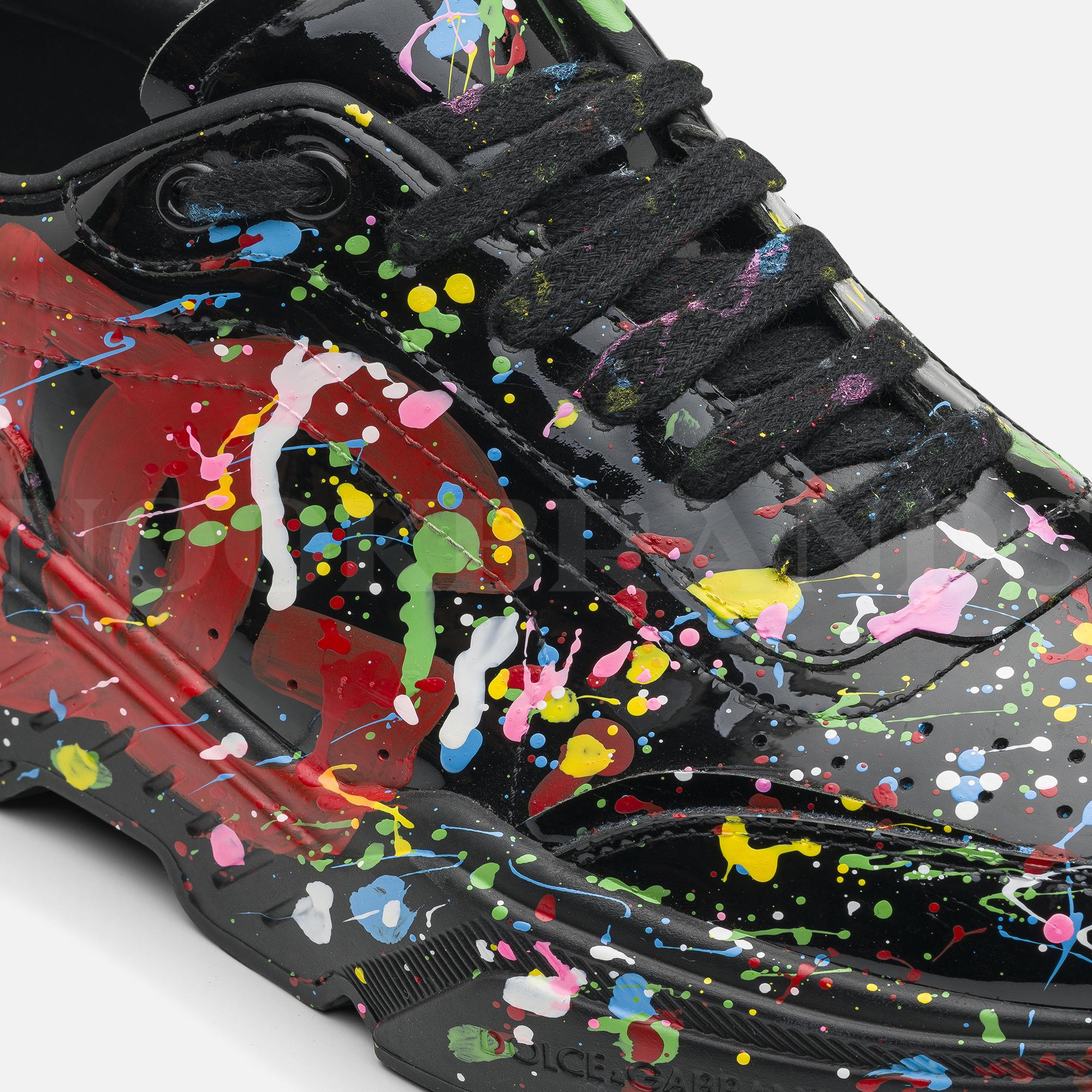 Renkli Erkek Deri Sneaker
