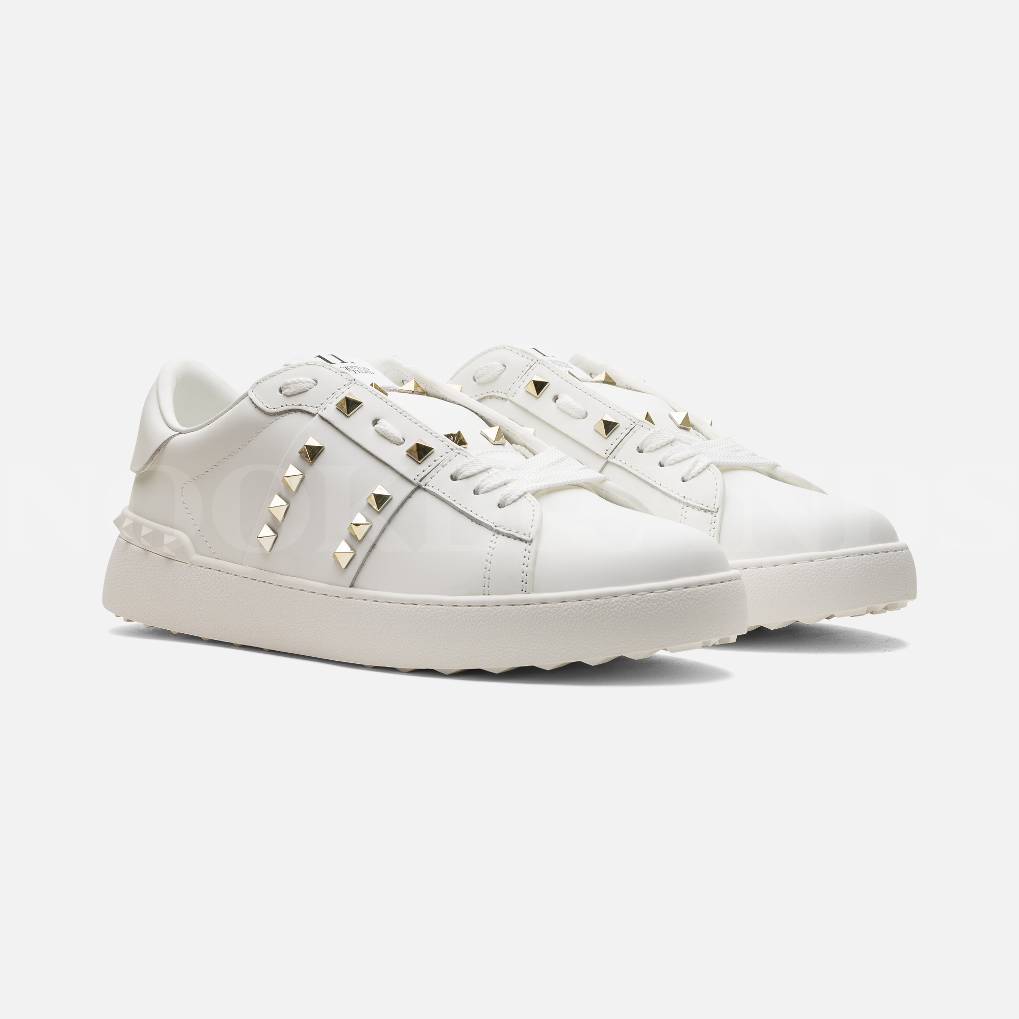 Rockstud Untitled Beyaz Deri Sneaker