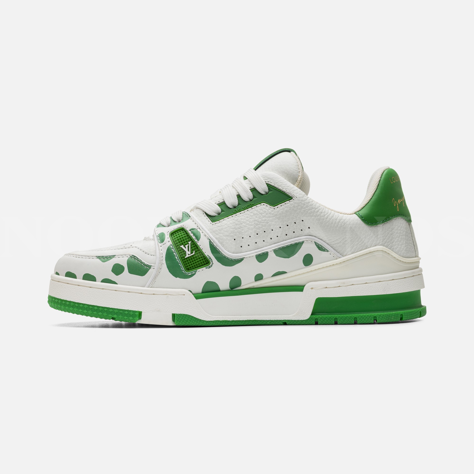 Yeşil Erkek Deri Sneaker