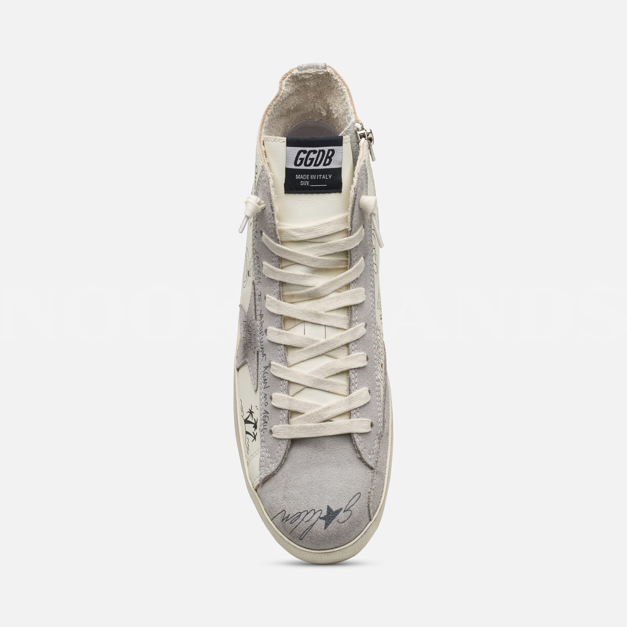 Beyaz Erkek Deri Sneaker