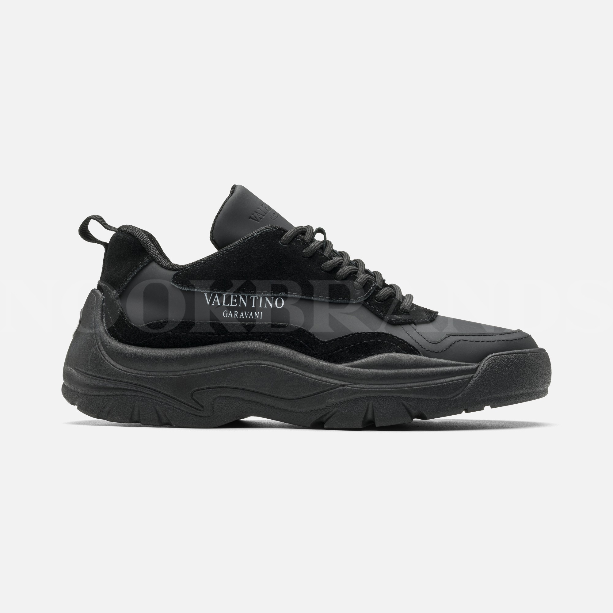 Gumboy Siyah Deri Sneaker