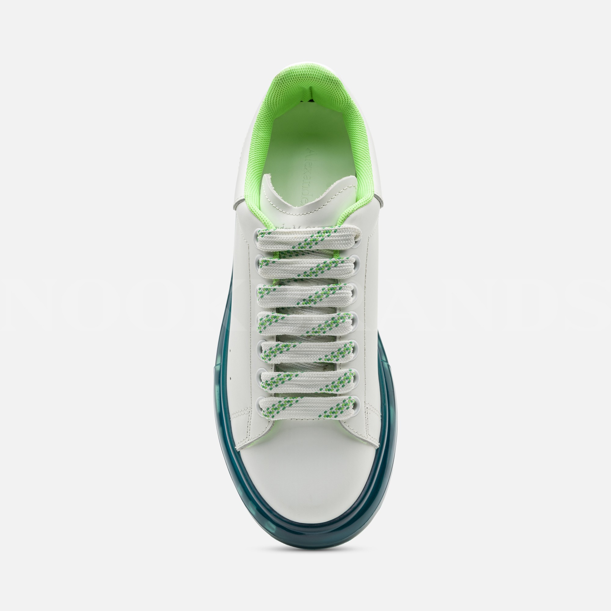 Oversize Beyaz Kadın Deri Sneaker