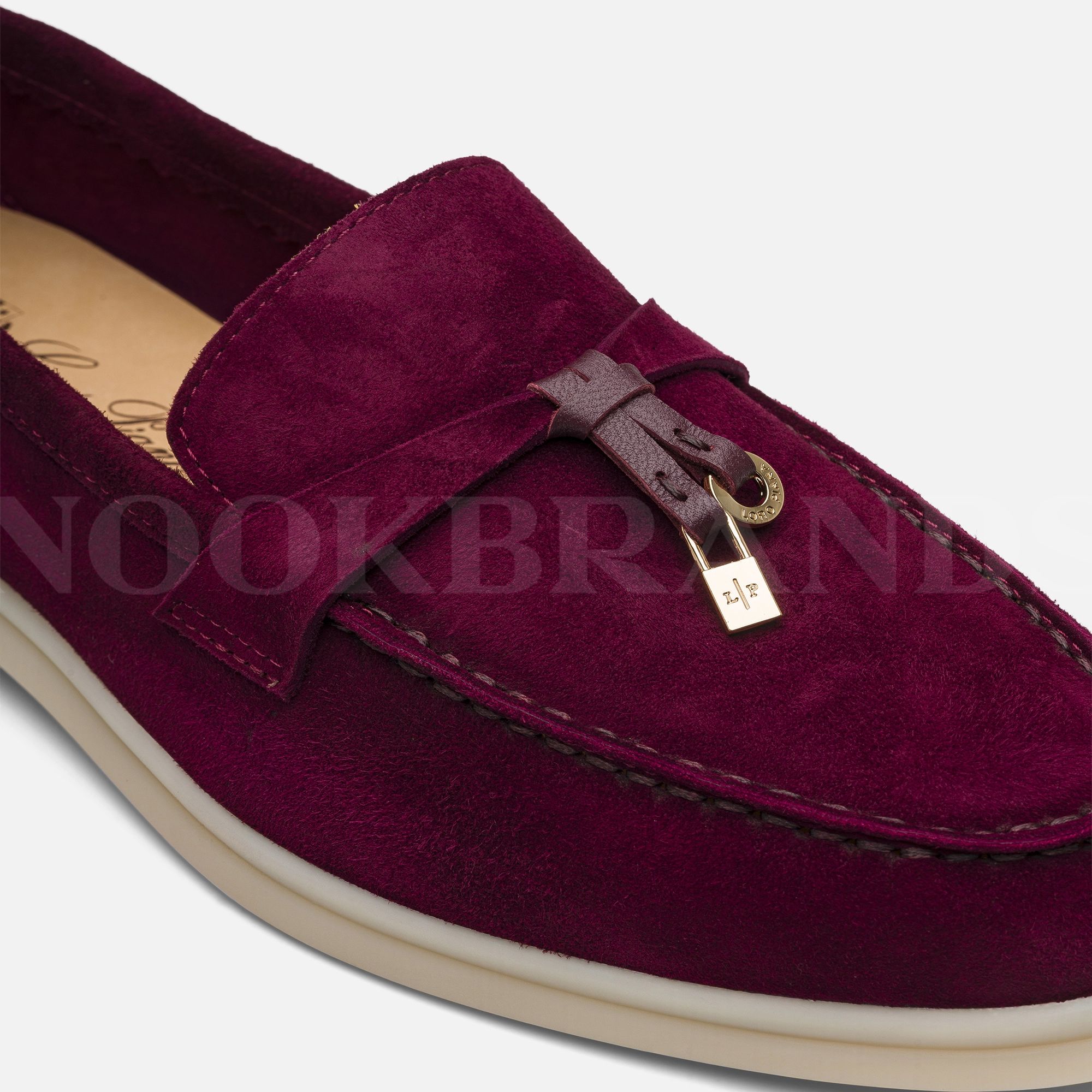 Bordo Kadın Deri Loafer