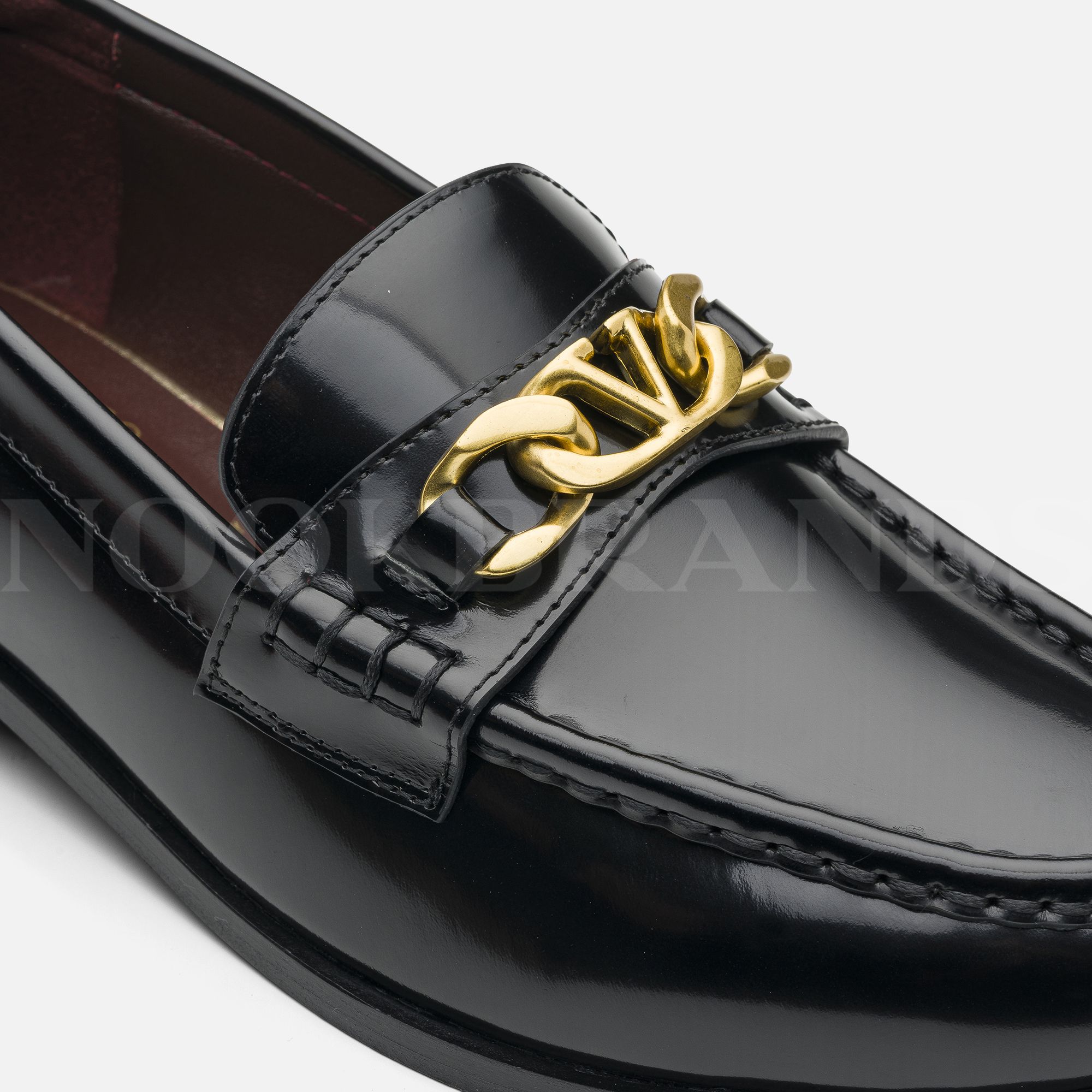 Siyah Kadın Deri Loafer