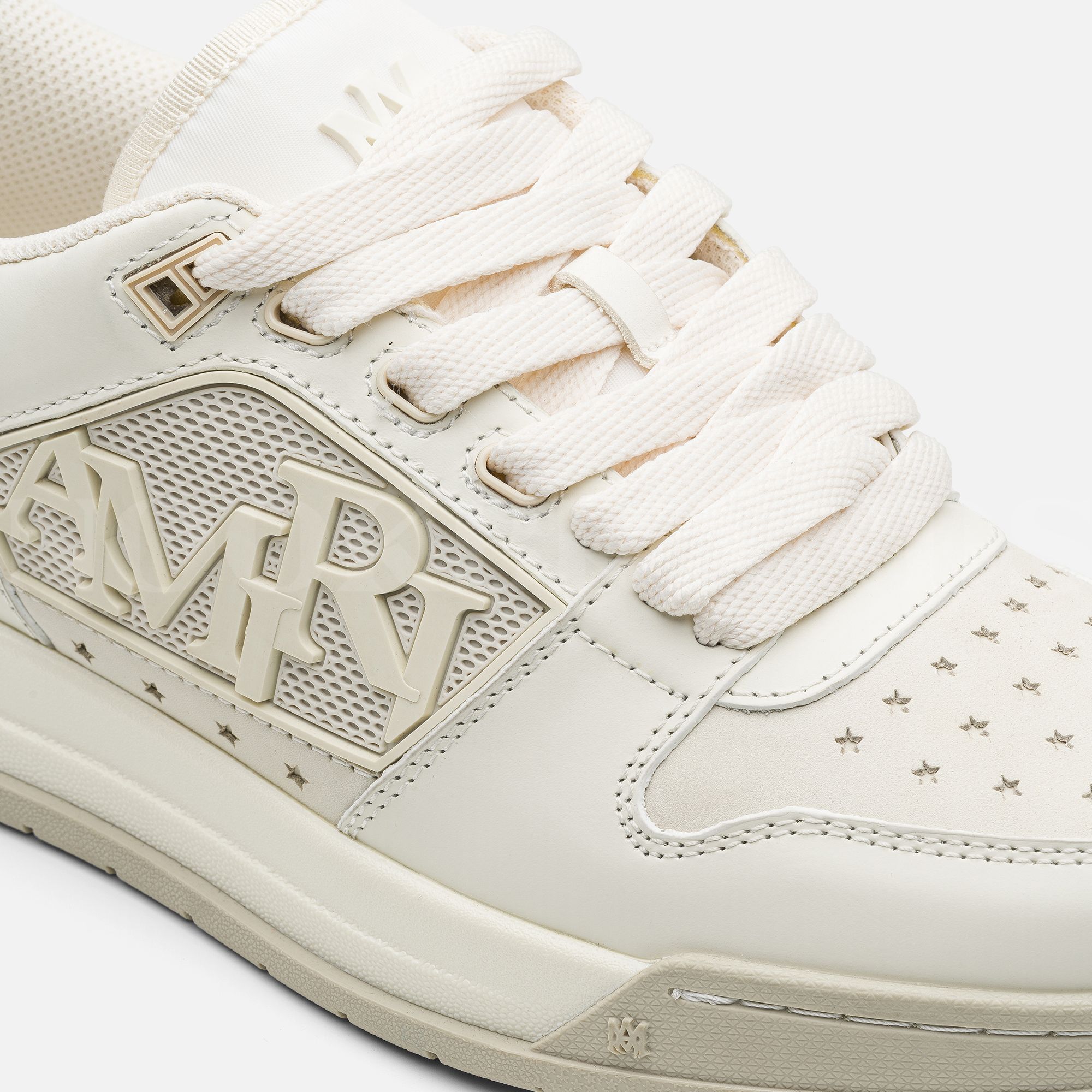 Krem Erkek Deri Sneaker