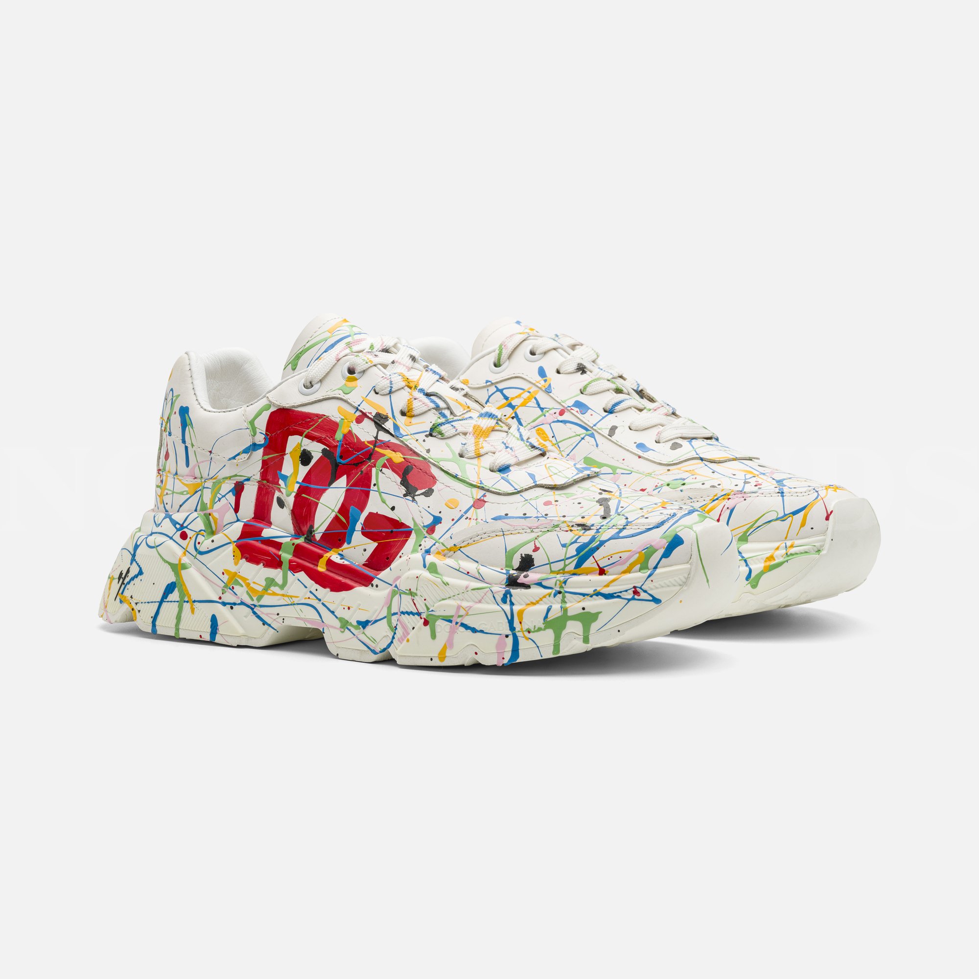 Renkli Erkek Deri Sneaker