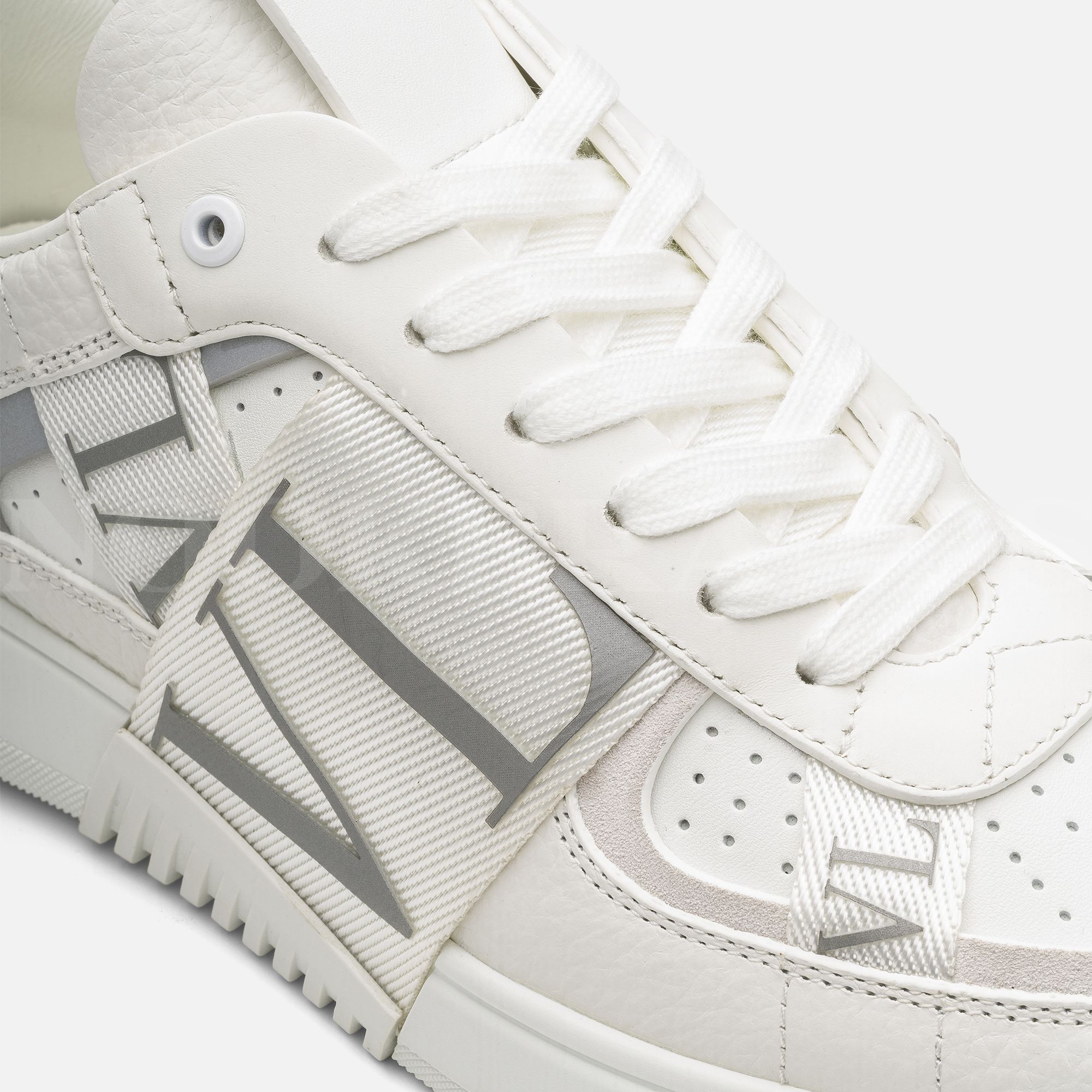 VL7N Beyaz Erkek Deri Sneaker
