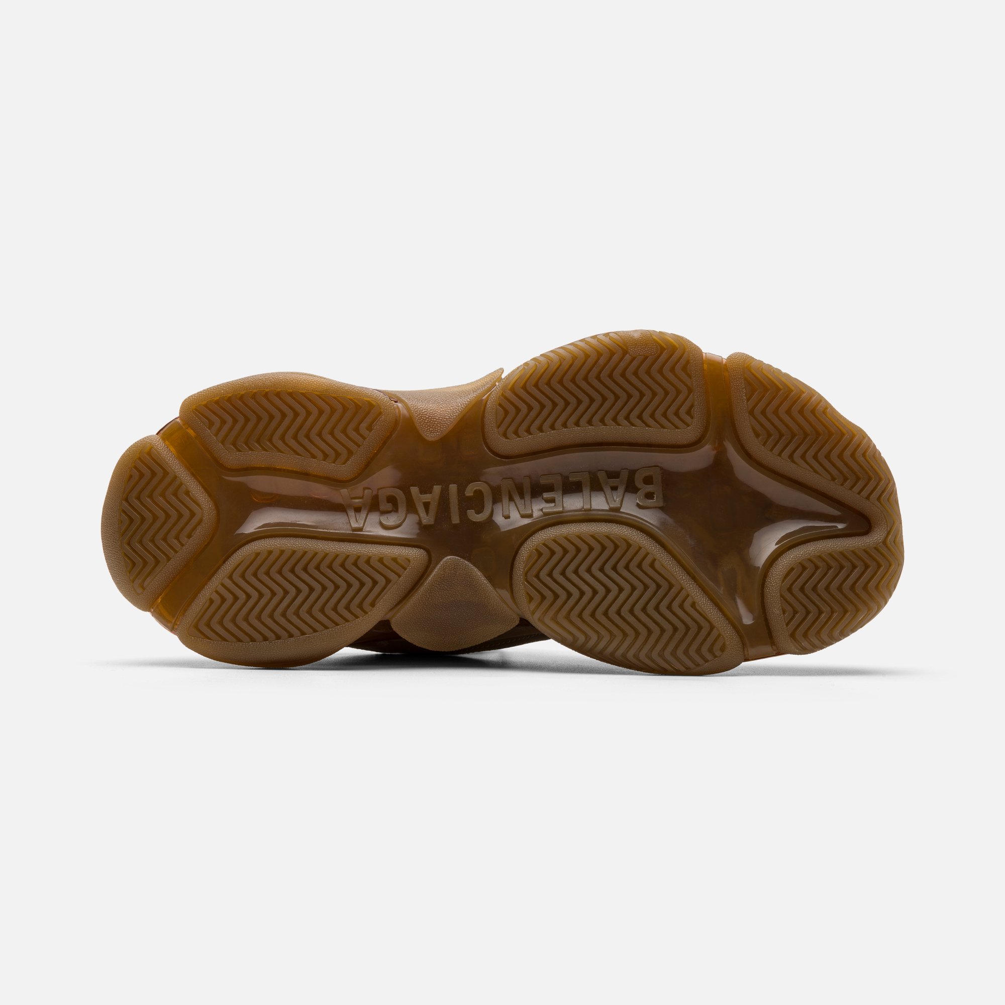 Triple S Kahverengi Deri Sneaker