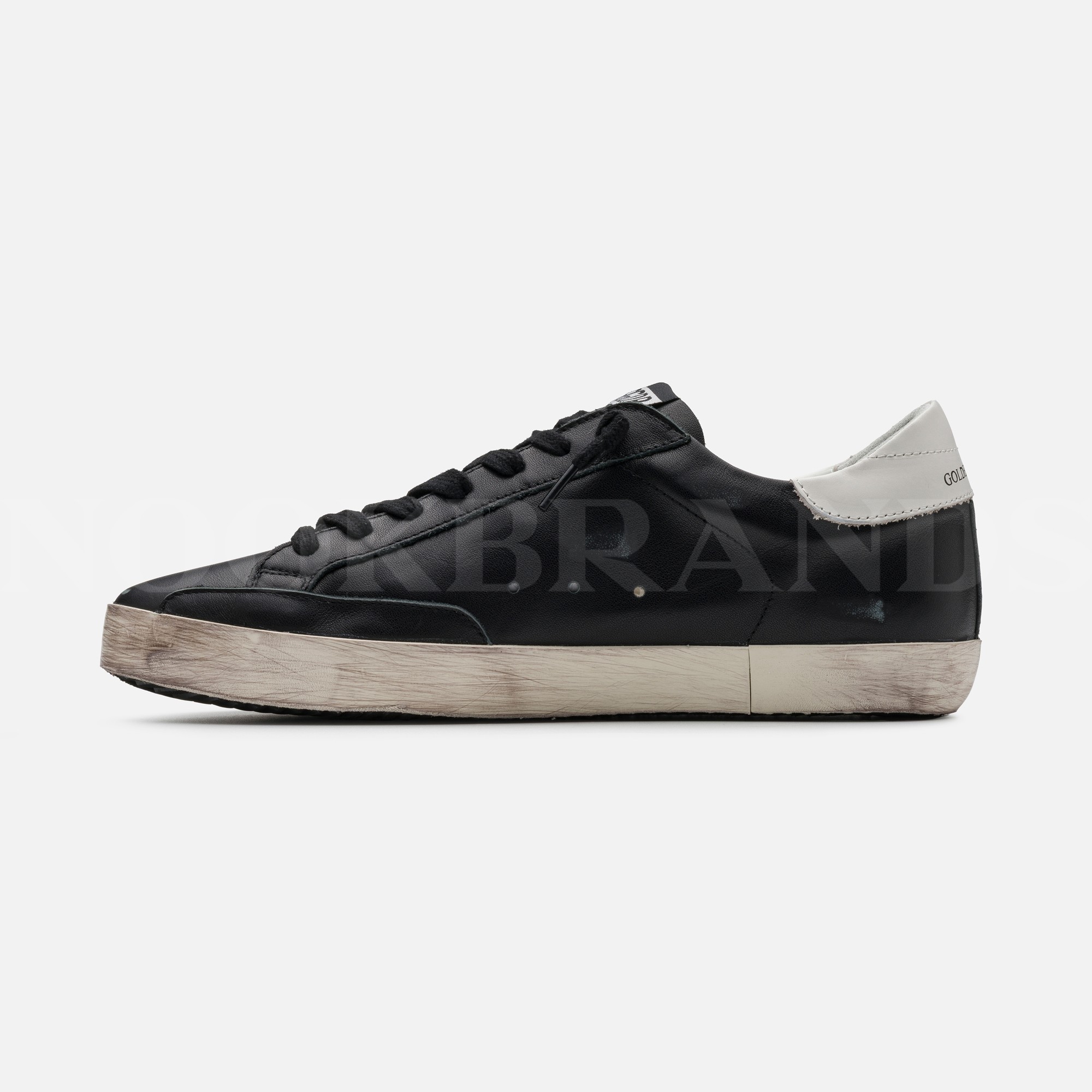 Siyah Erkek Deri Sneaker