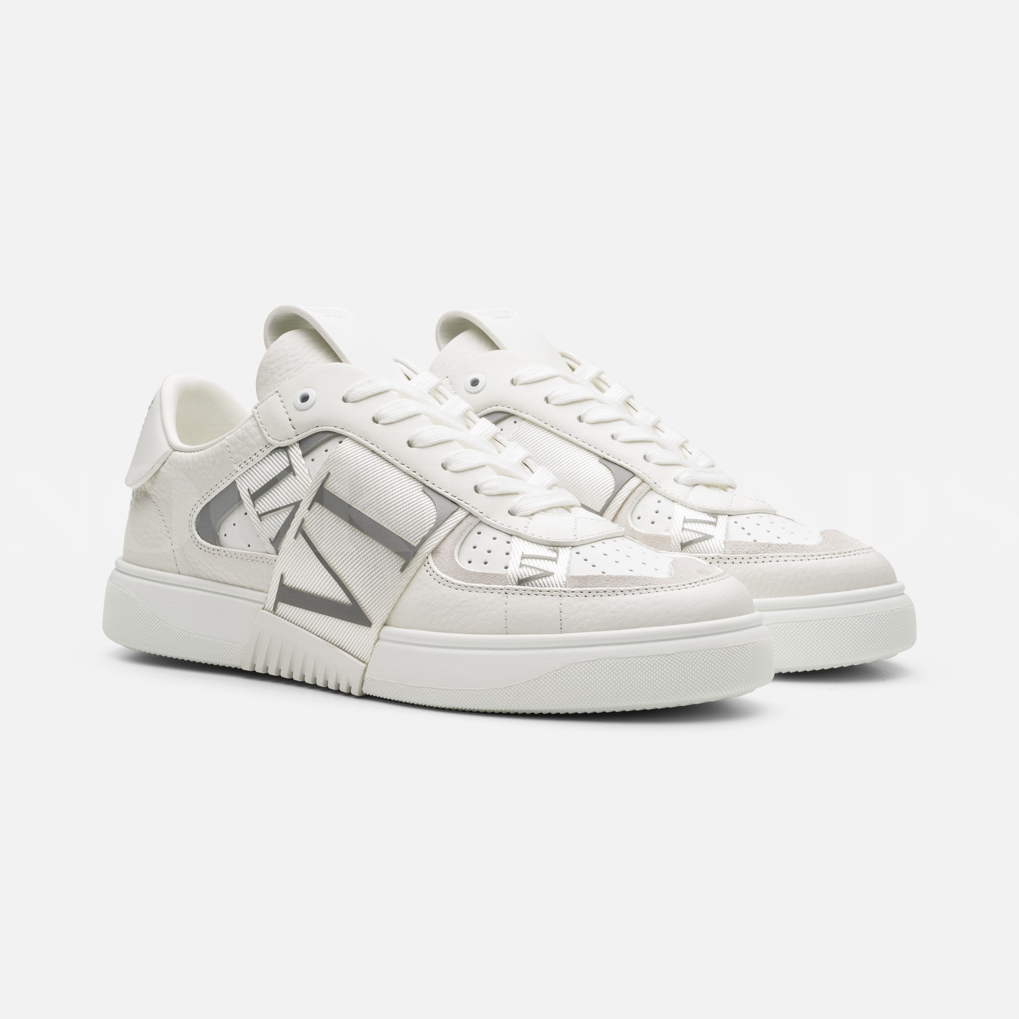 VL7N Beyaz Erkek Deri Sneaker